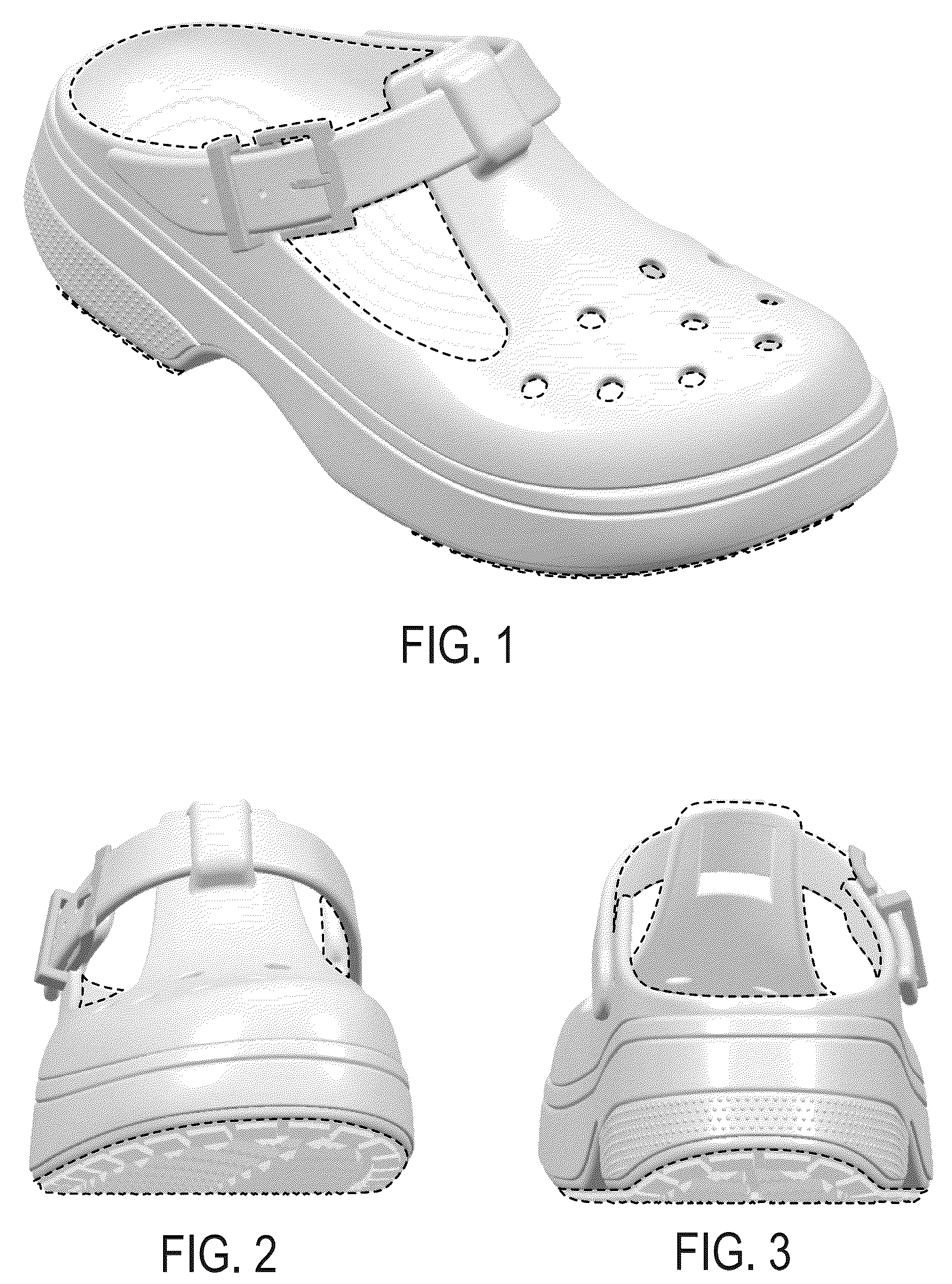 Patent USD1100444 — Footwear — Figure 1