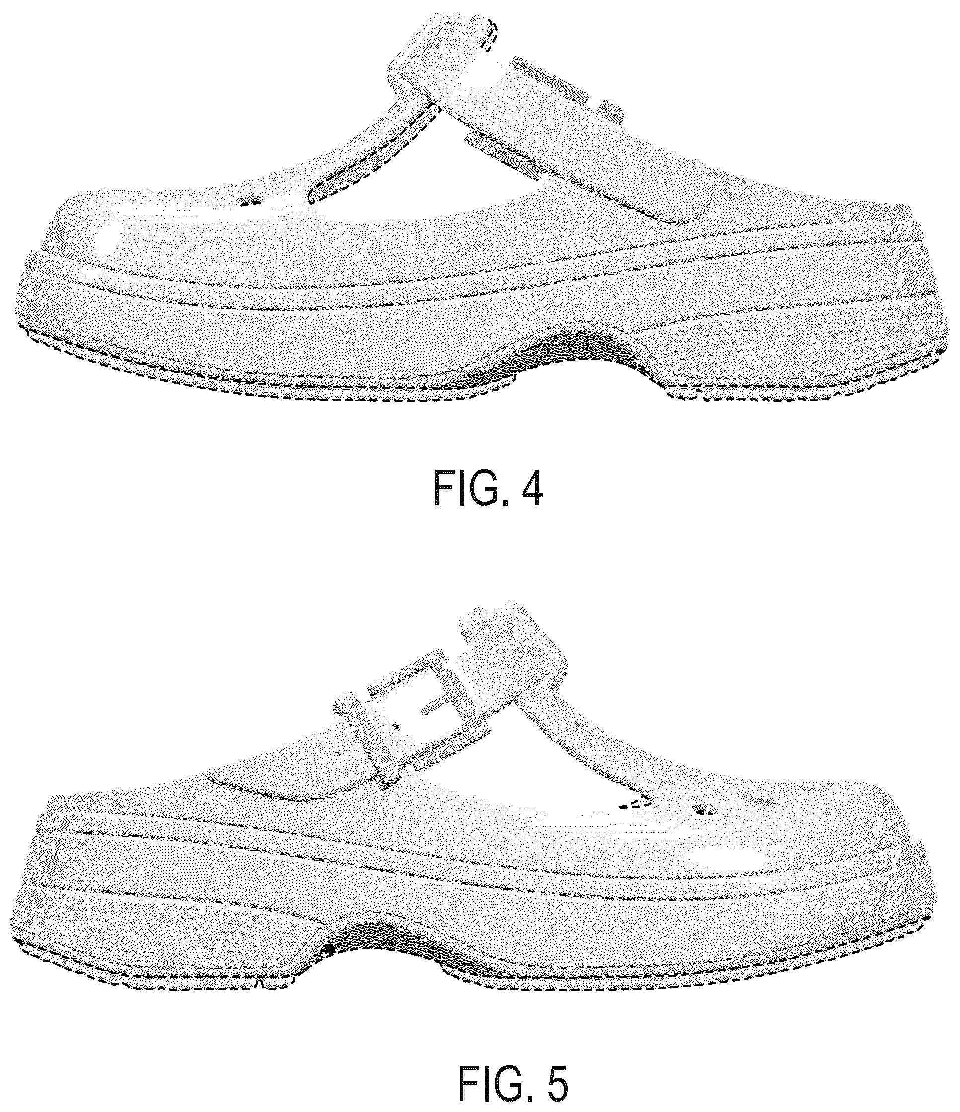 Patent USD1100444 Figure 2 – Footwear
