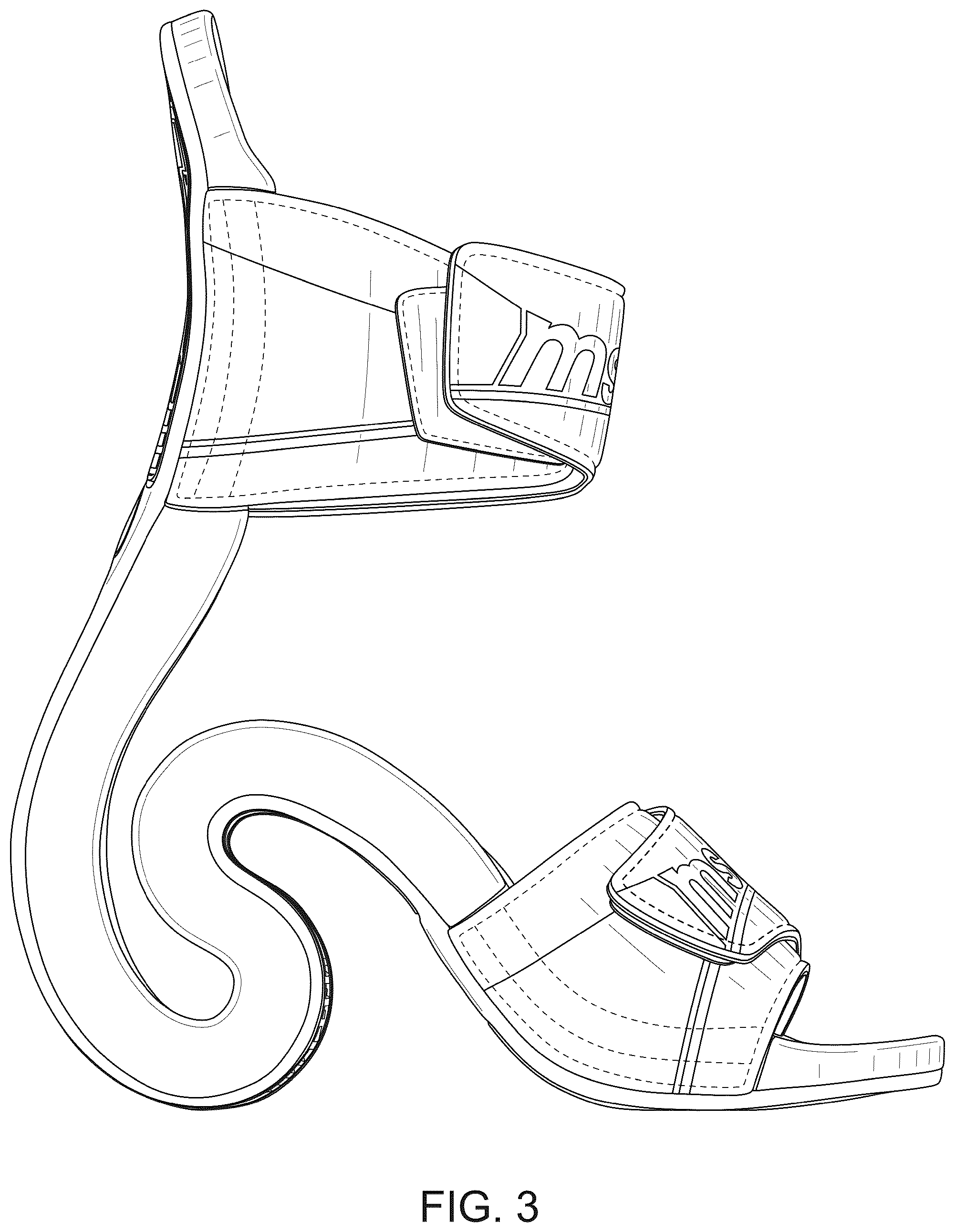 Patent USD1100448 Figure 3 – Footwear