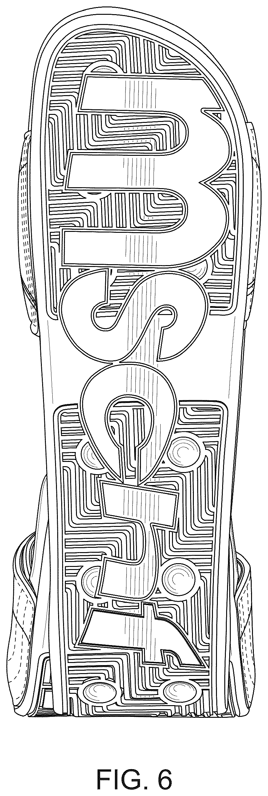 Patent USD1100448 Figure 6 – Footwear