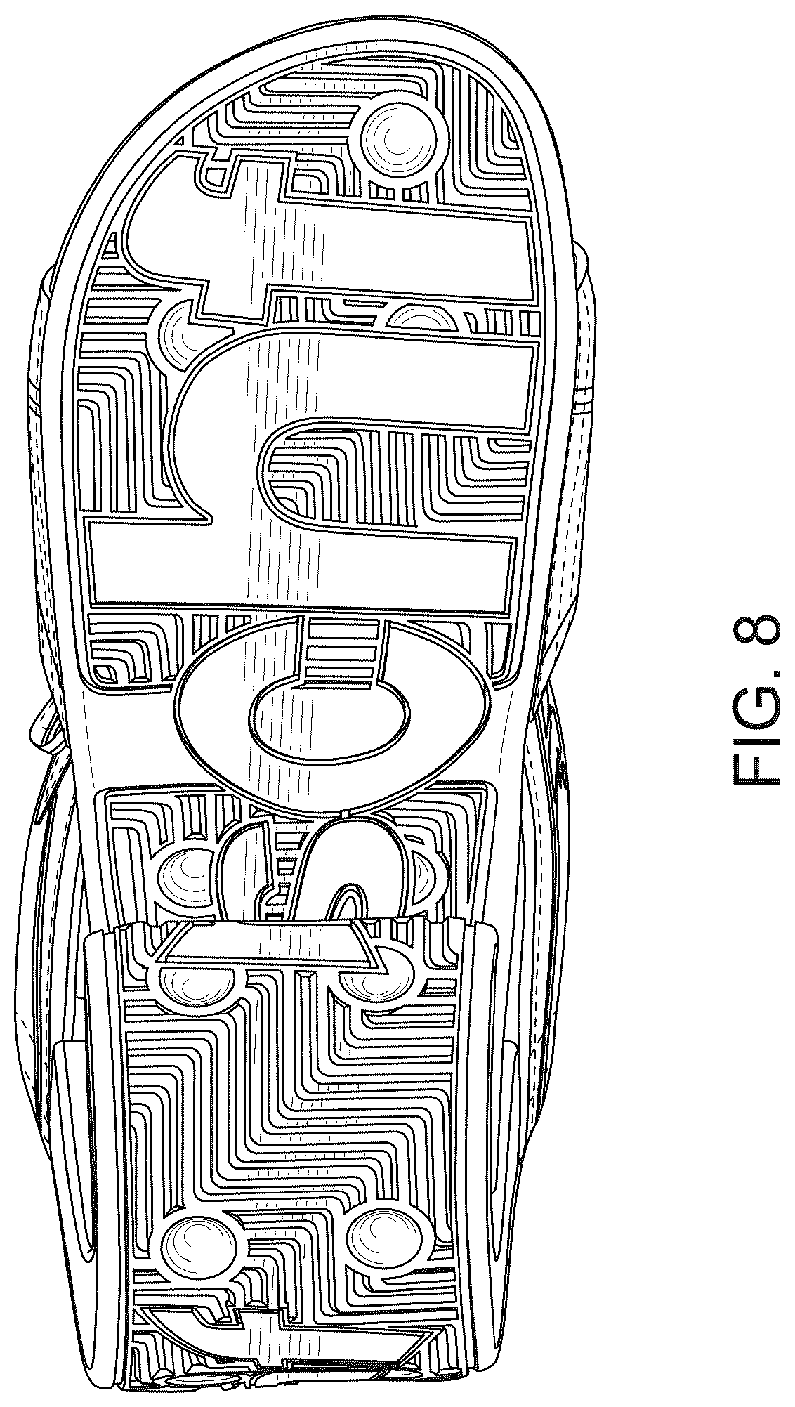 Patent USD1100448 Figure 8 – Footwear