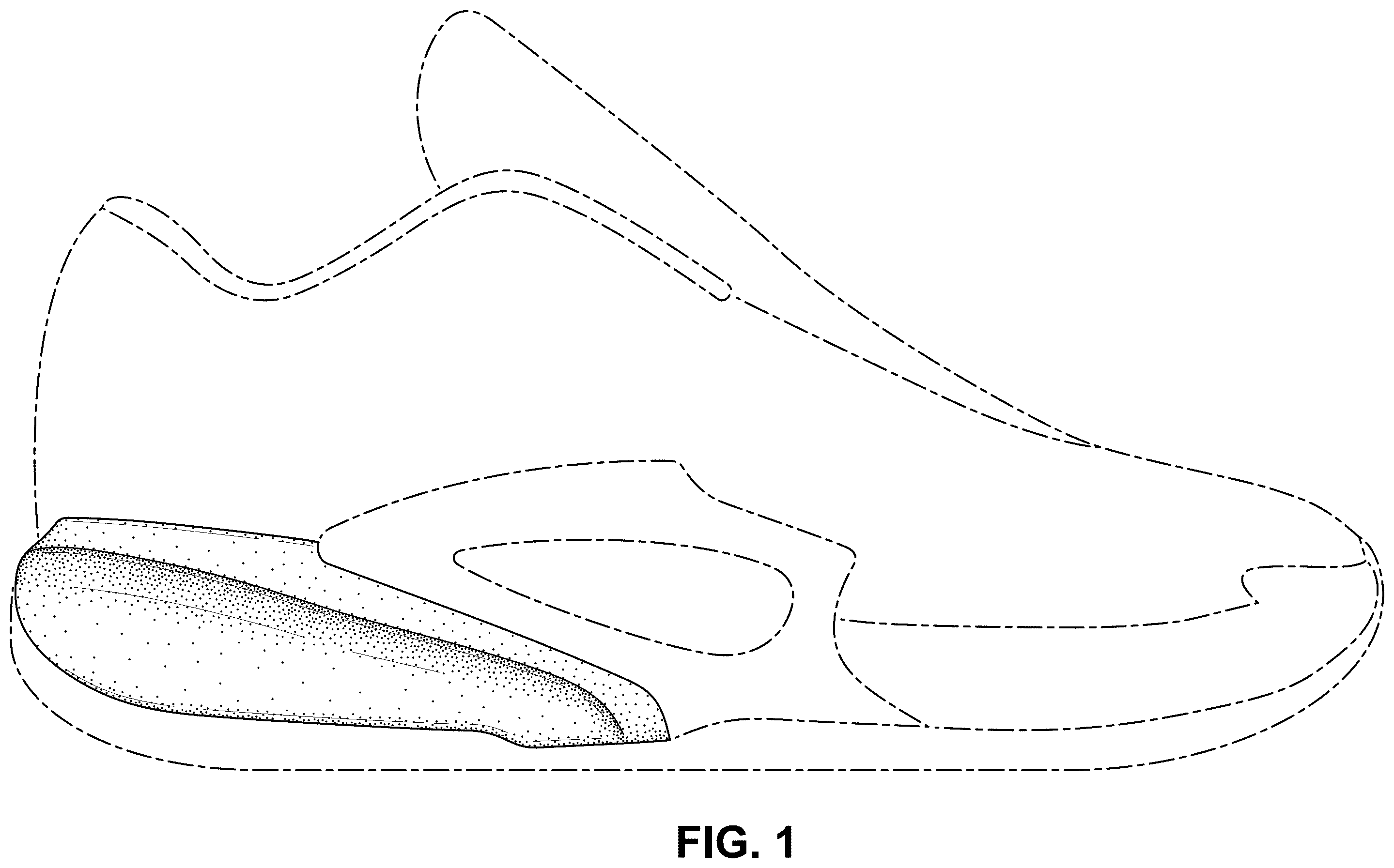 Patent USD1100453 Figure 1 – Shoe