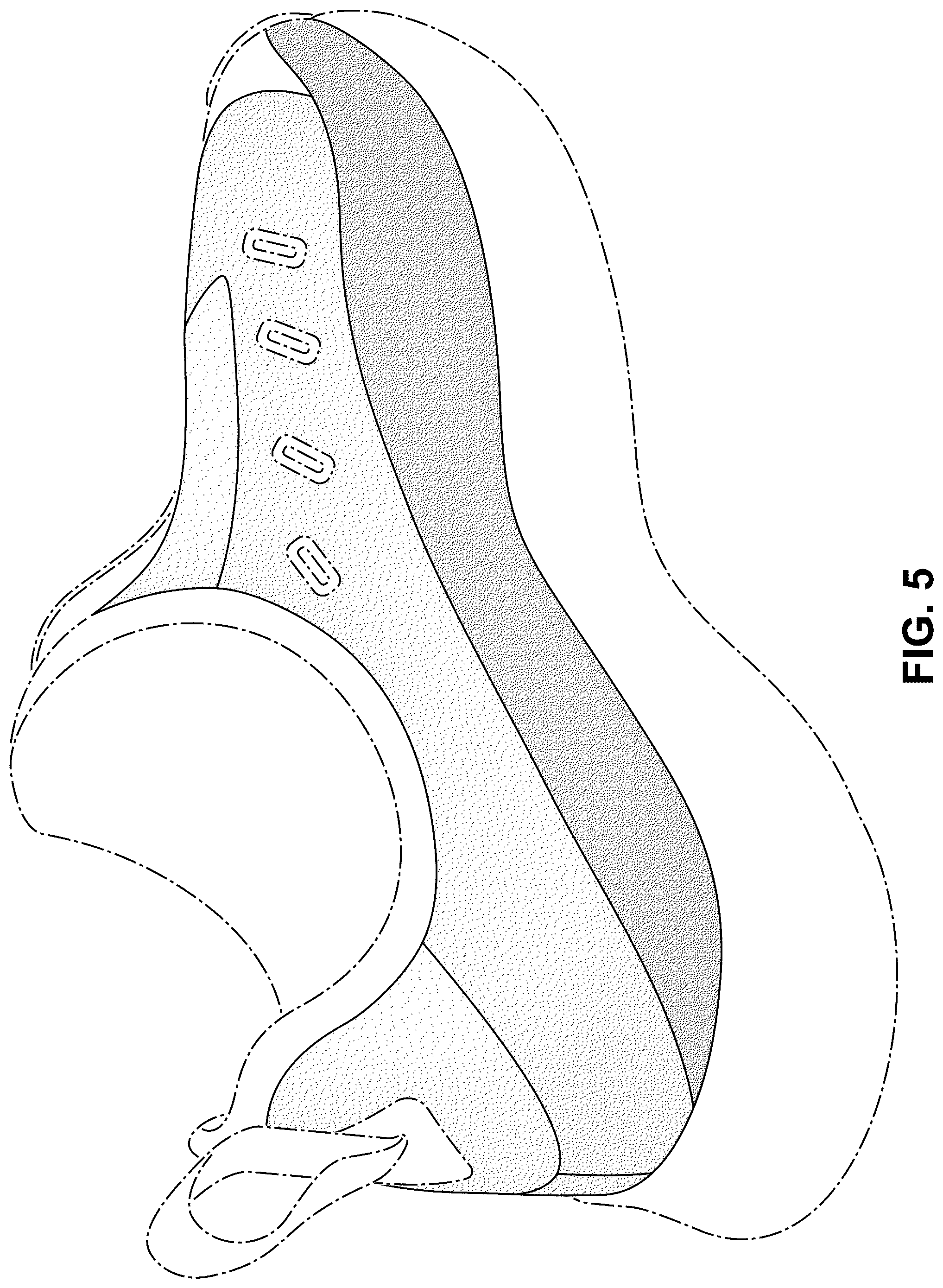Patent USD1100467 Figure 5 – Shoe