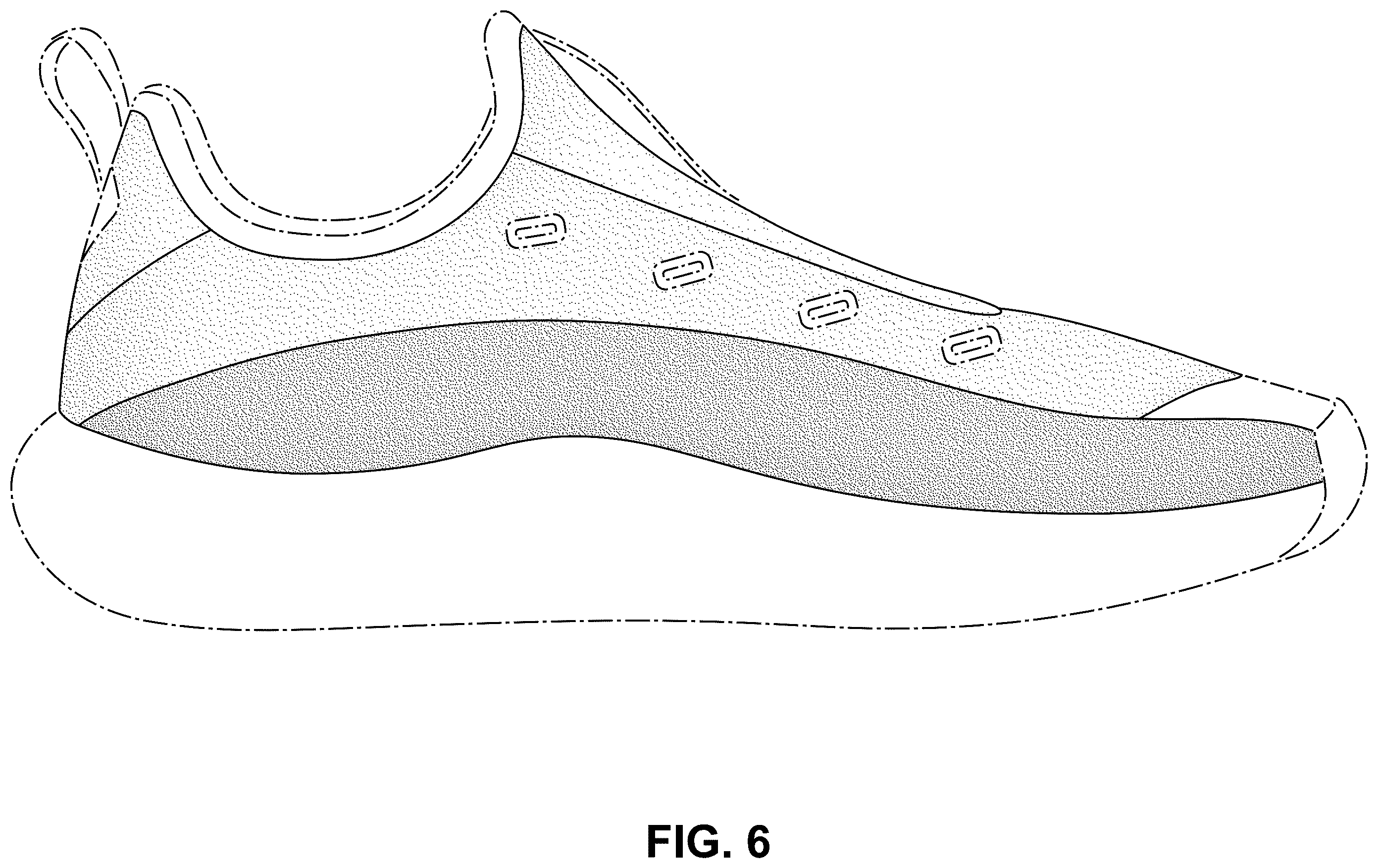 Patent USD1100467 Figure 6 – Shoe