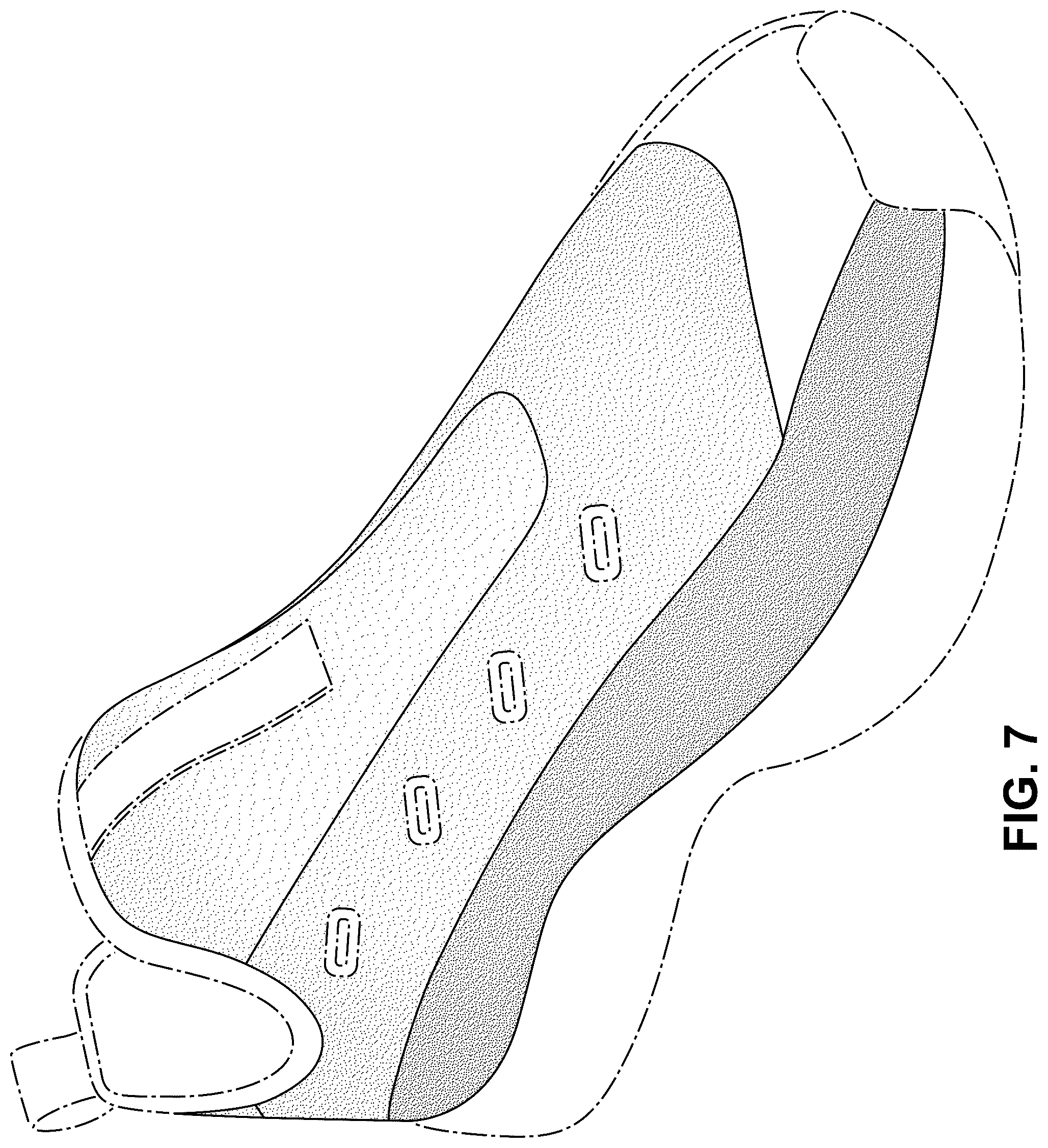 Patent USD1100467 Figure 7 – Shoe