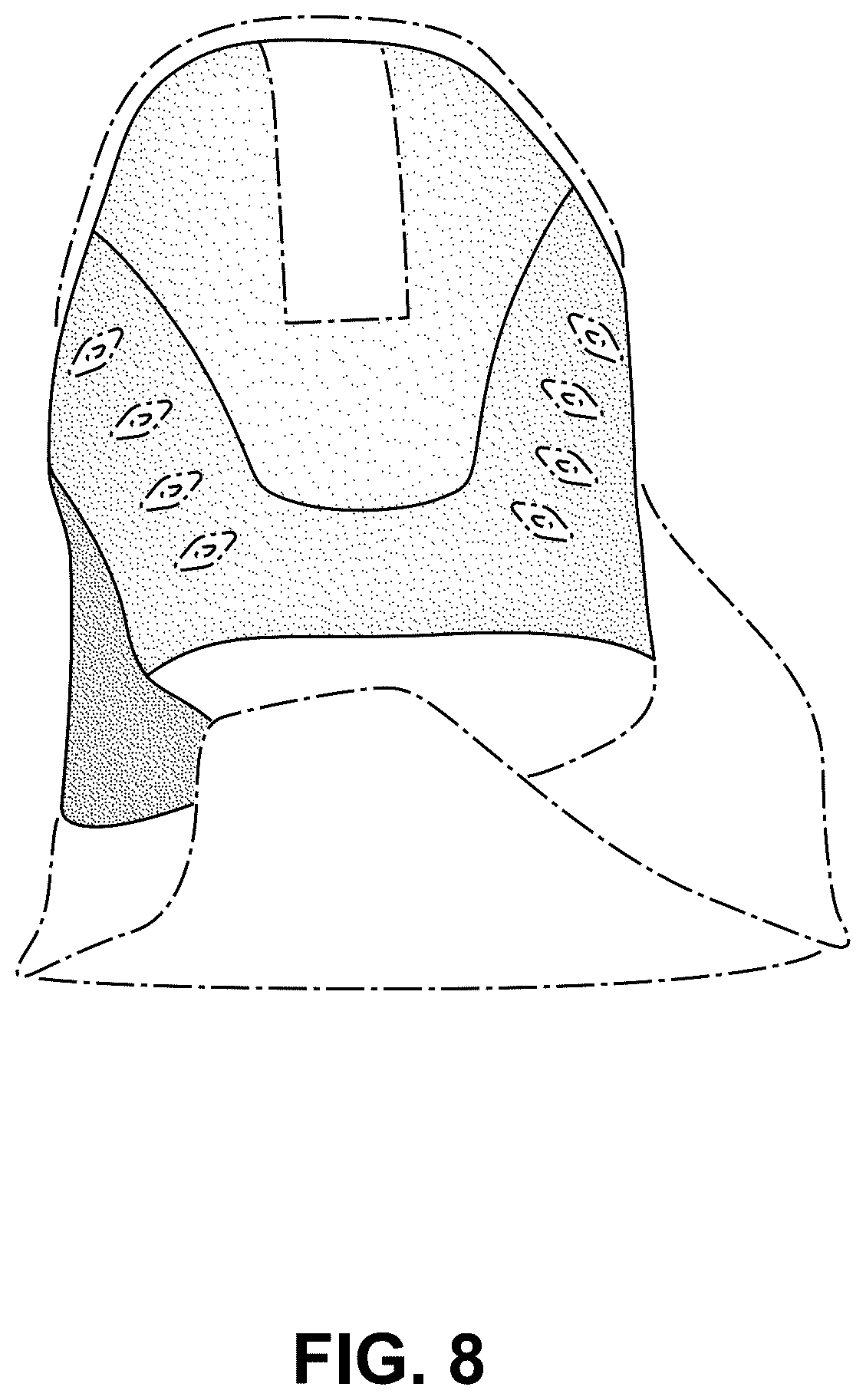Patent USD1100467 Figure 8 – Shoe