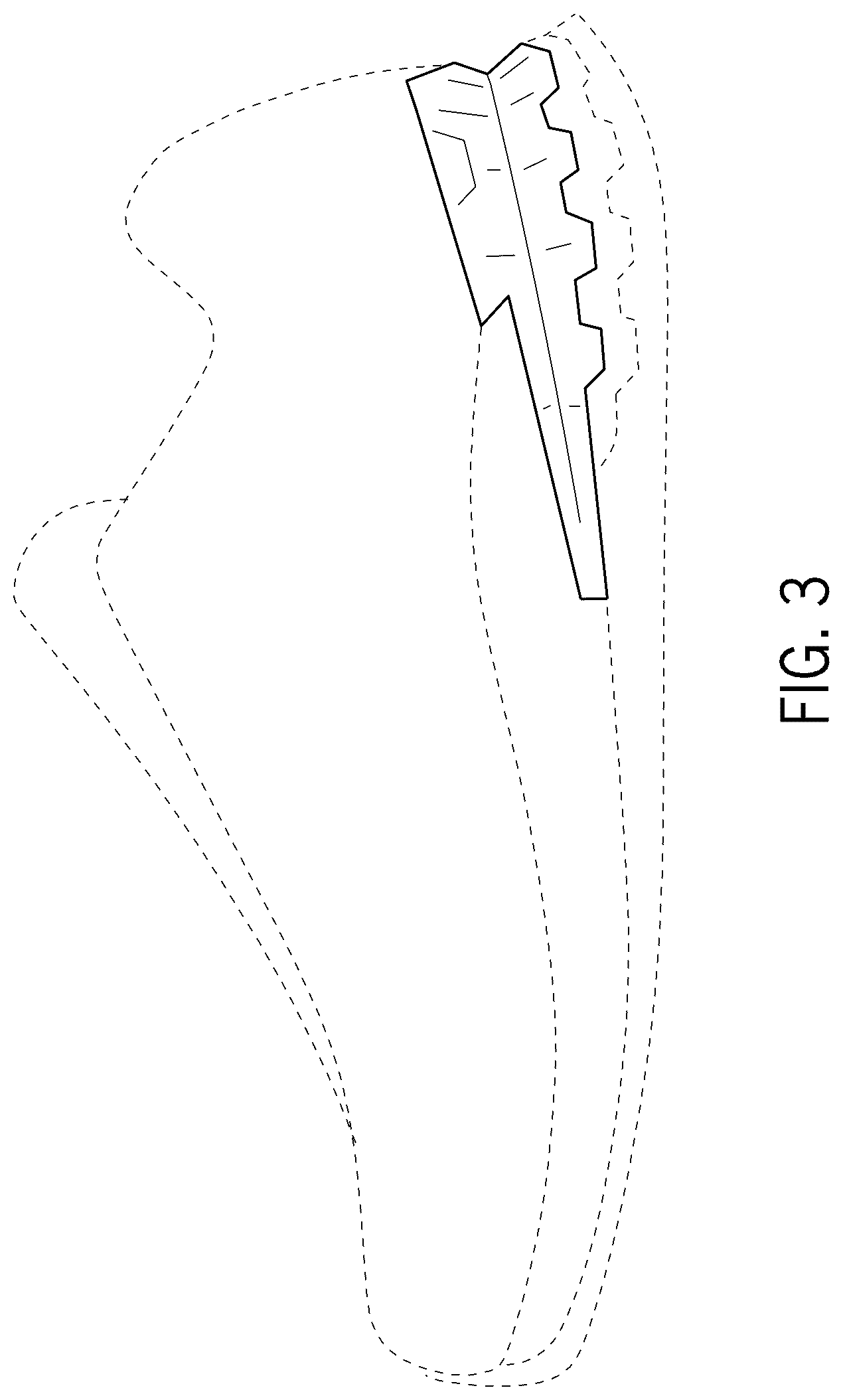 Patent USD1100470 Figure 3 – Footwear