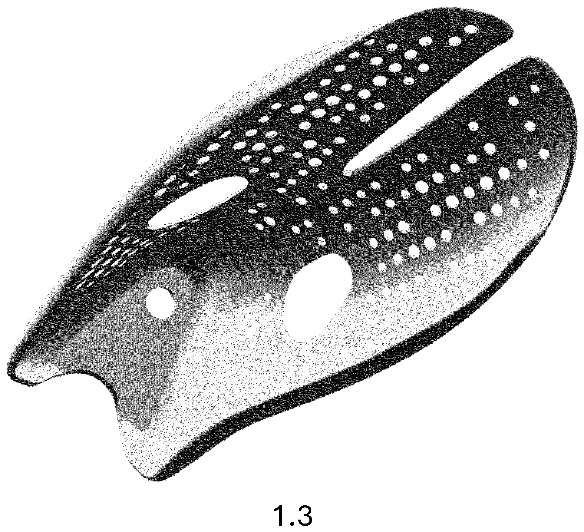 Patent USD1100476 Figure 3 – Shoetree