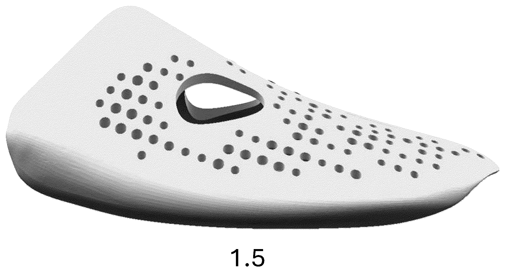 Patent USD1100476 Figure 5 – Shoetree
