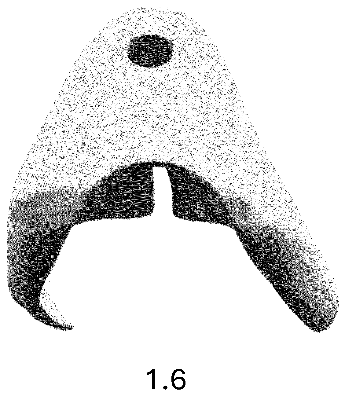 Patent USD1100476 Figure 6 – Shoetree