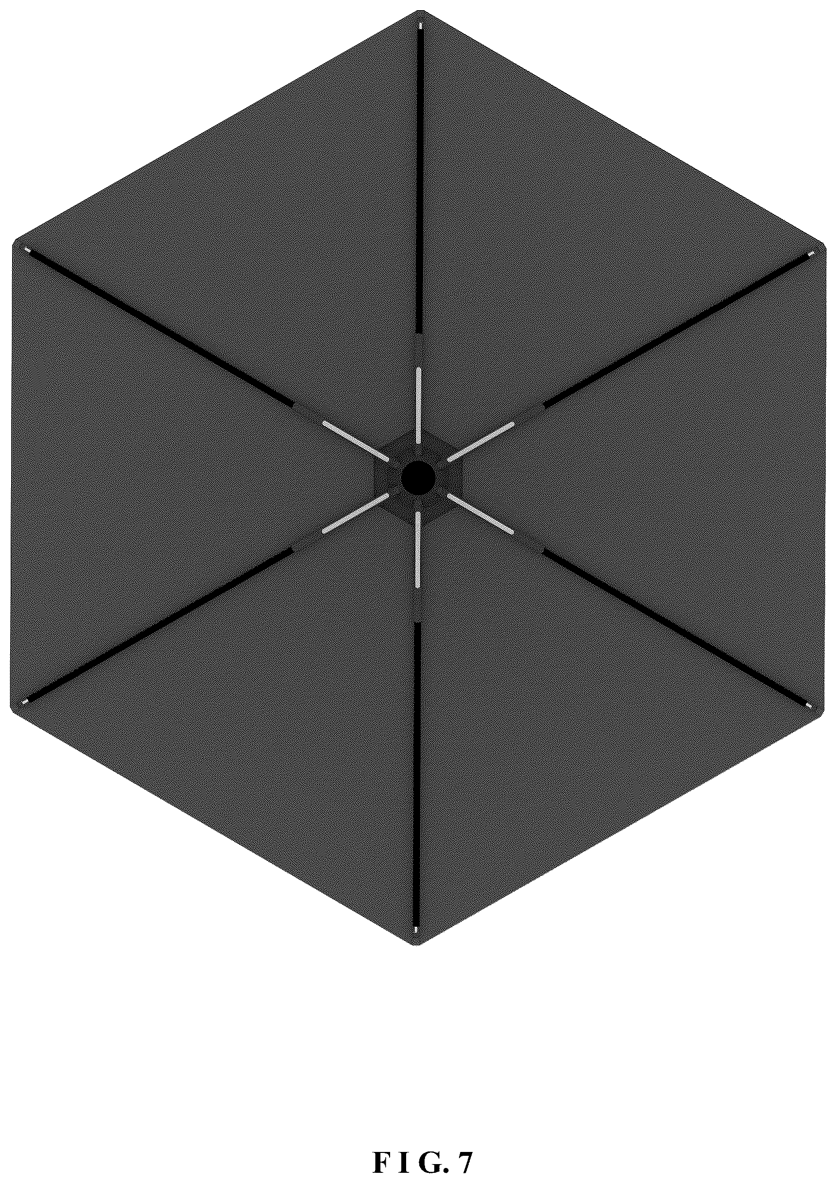 Patent USD1100481 Figure 7 – Patio umbrella