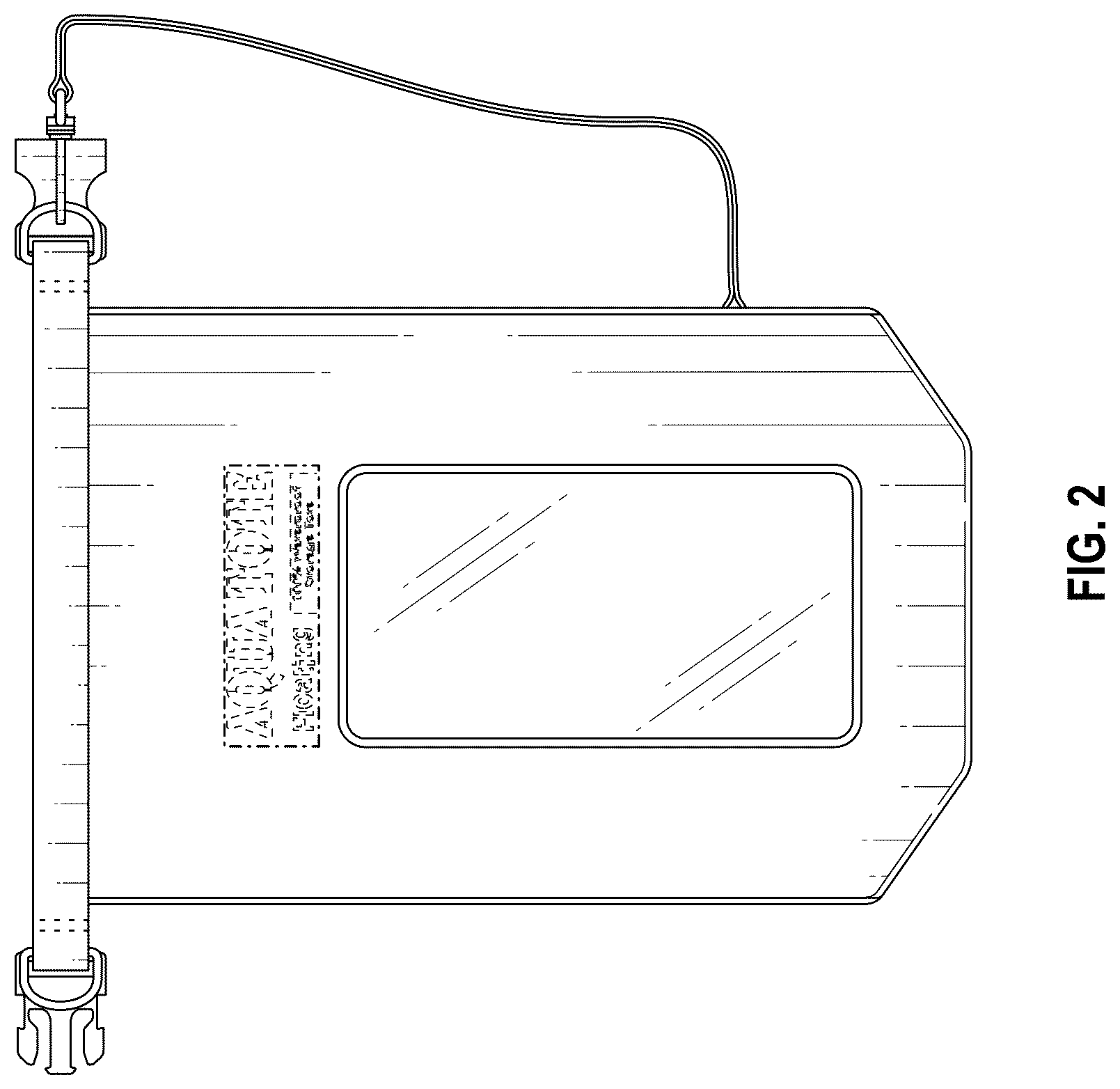 Patent USD1100486 Figure 2 – Phone tote bag