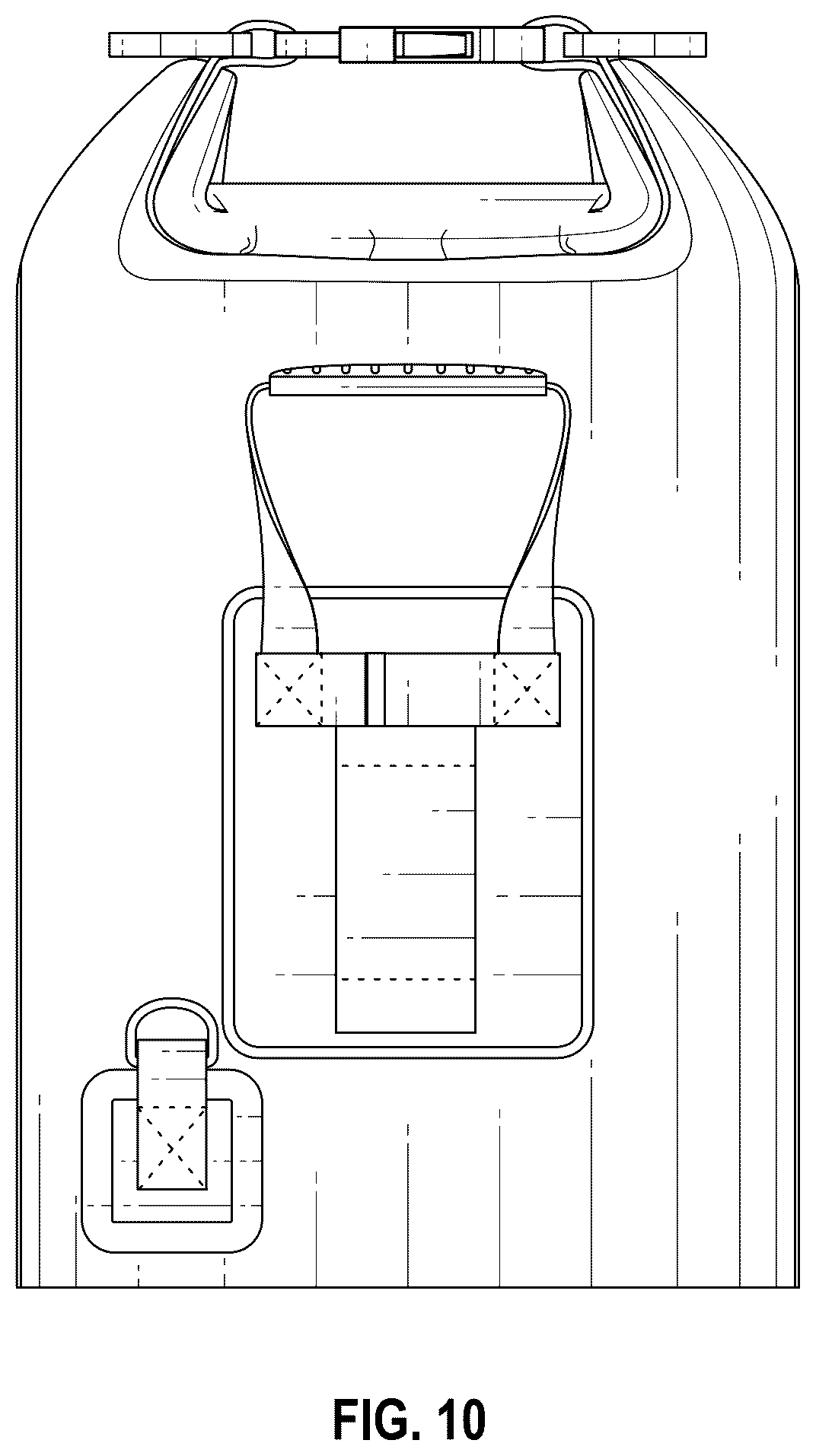 Patent USD1100486 Figure 8 – Phone tote bag