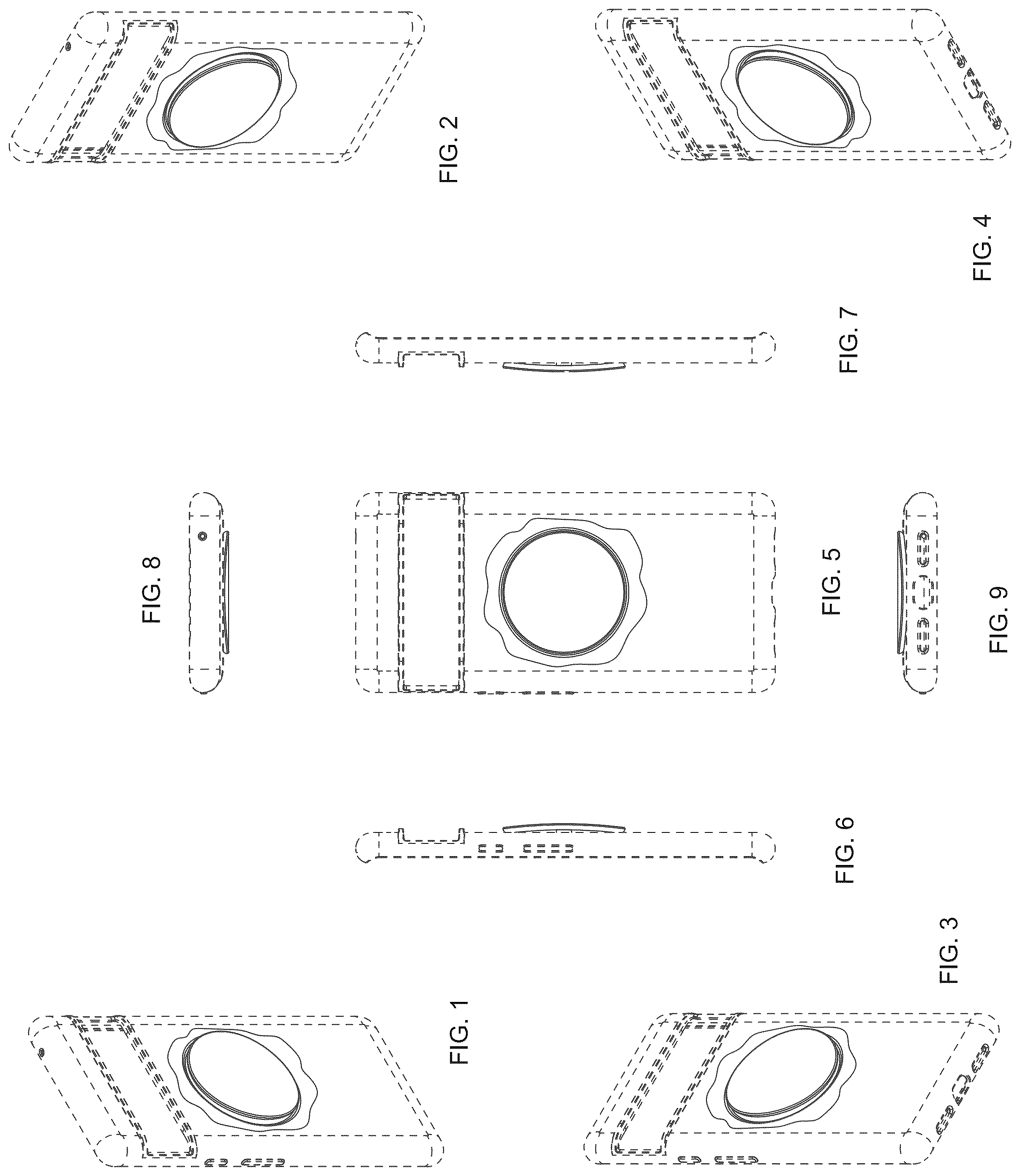 Patent USD1100489 Figure 1 – Phone grip