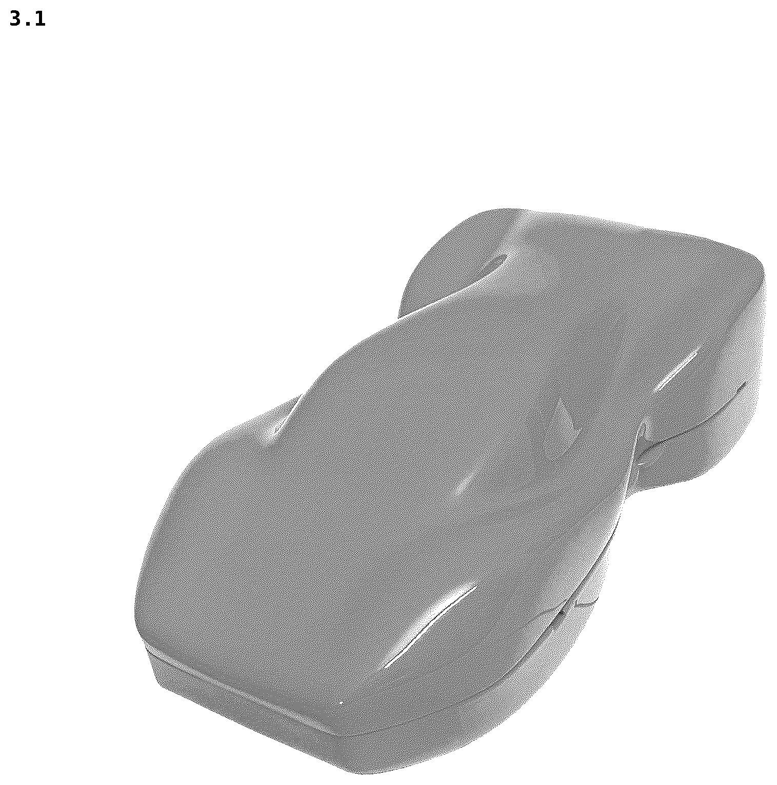 Patent USD1100493 Figure 18 – Clutch bag