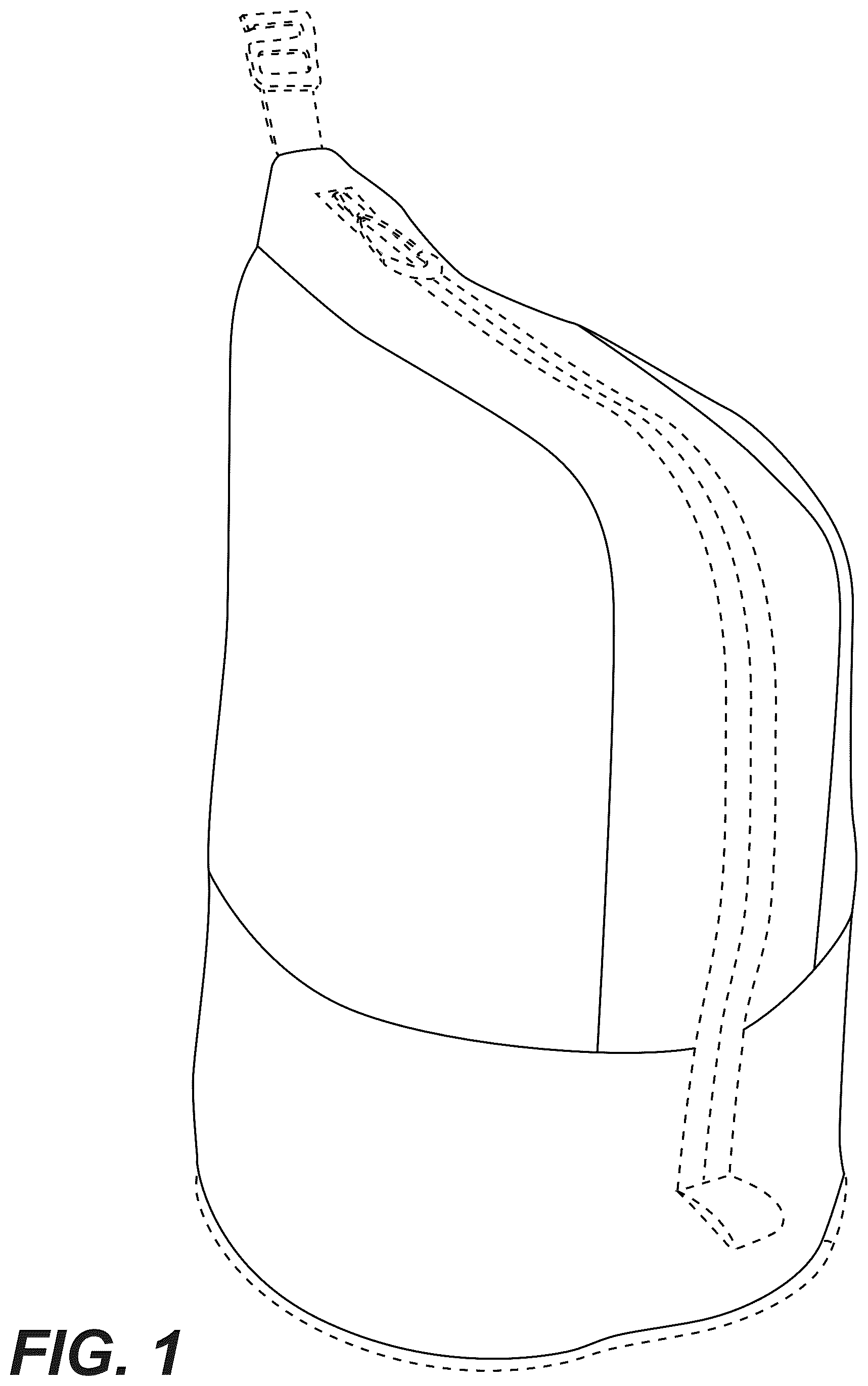 Patent USD1100502 Figure 1 – Travelling bag