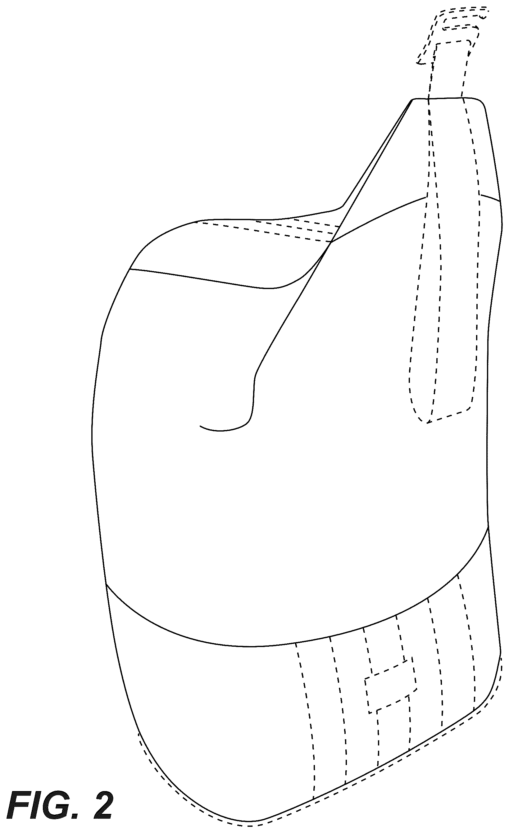 Patent USD1100502 Figure 2 – Travelling bag