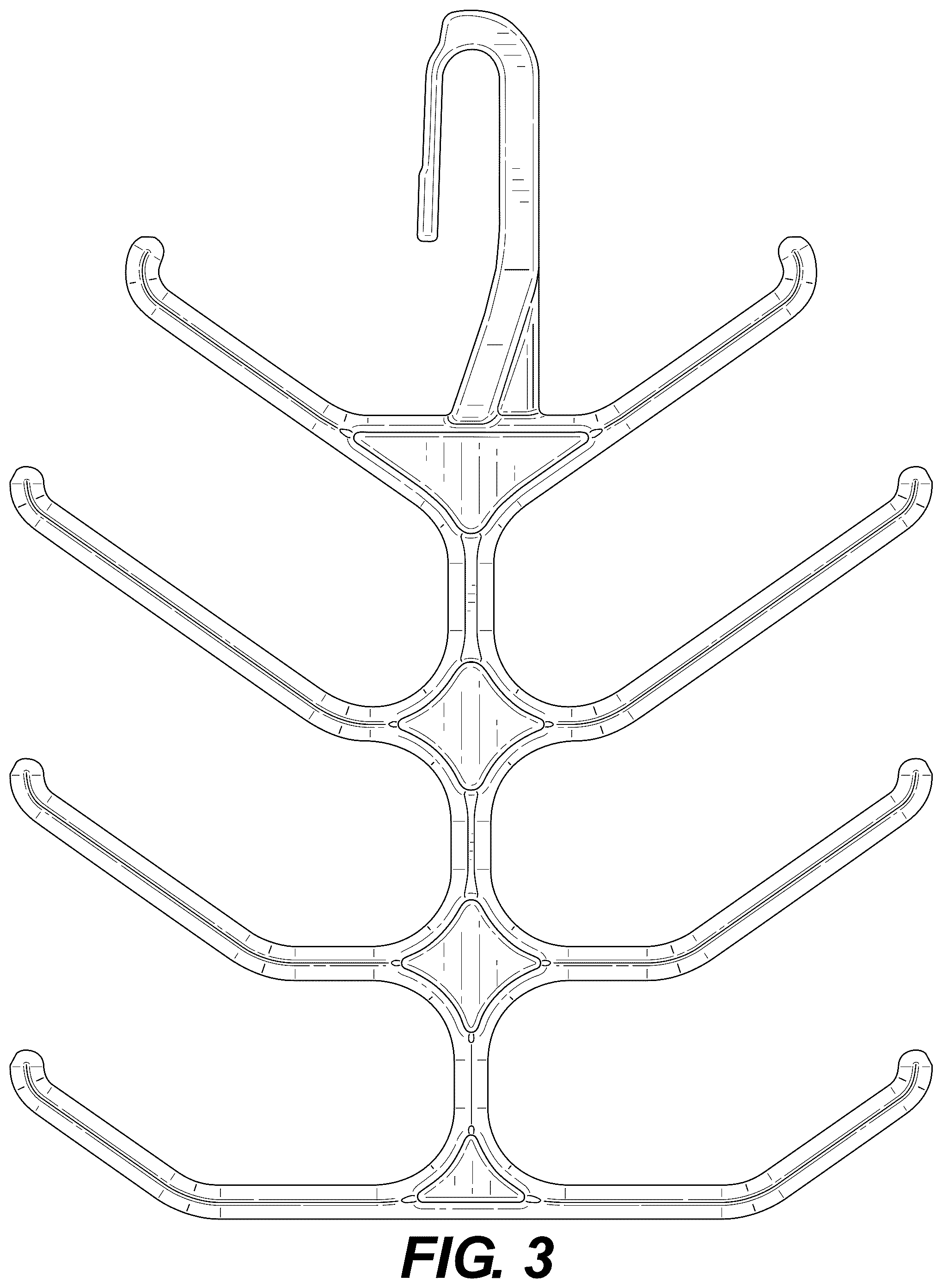 Patent USD1100515 Figure 3 – Messenger cable hanger