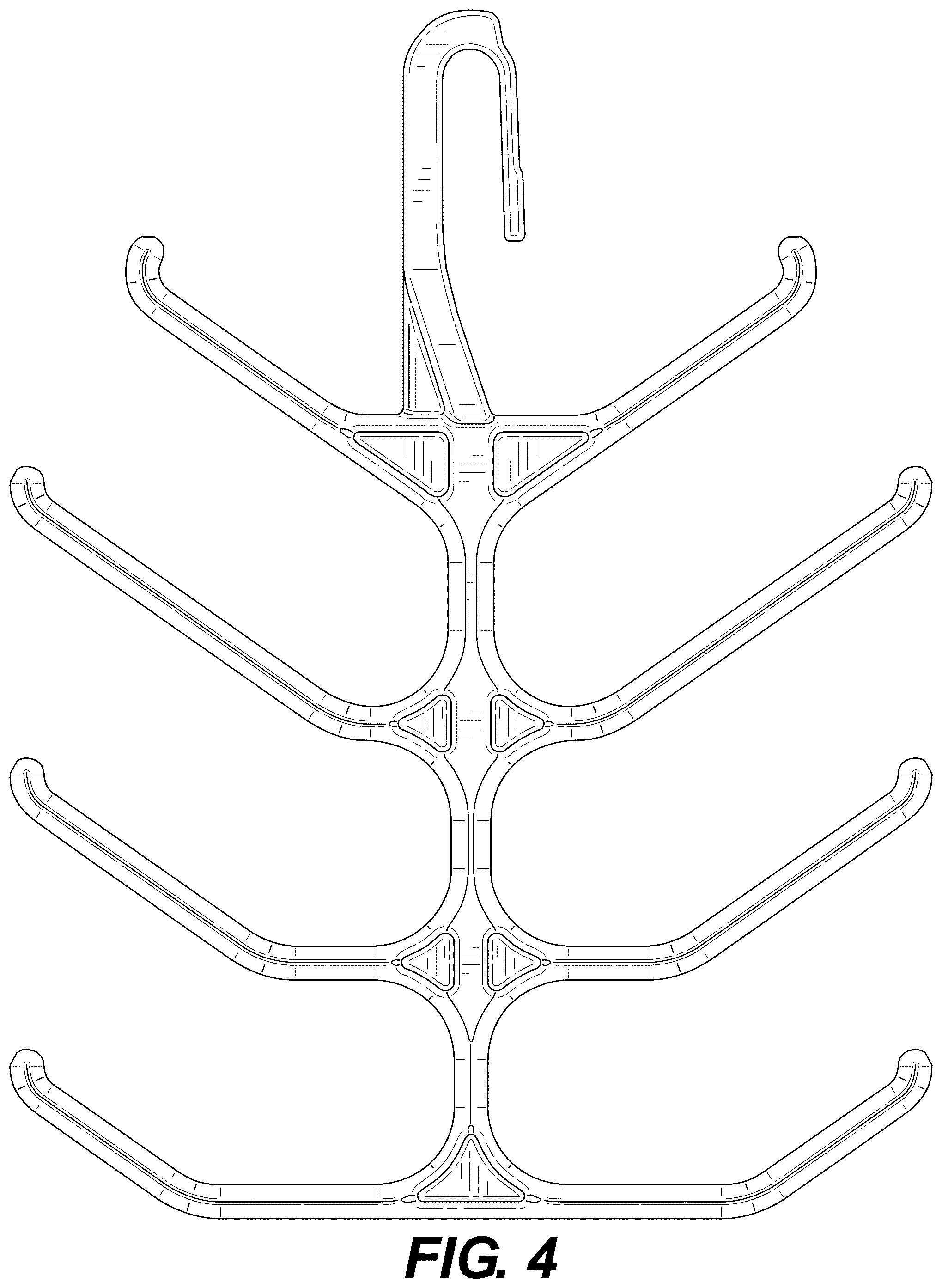 Patent USD1100515 Figure 4 – Messenger cable hanger