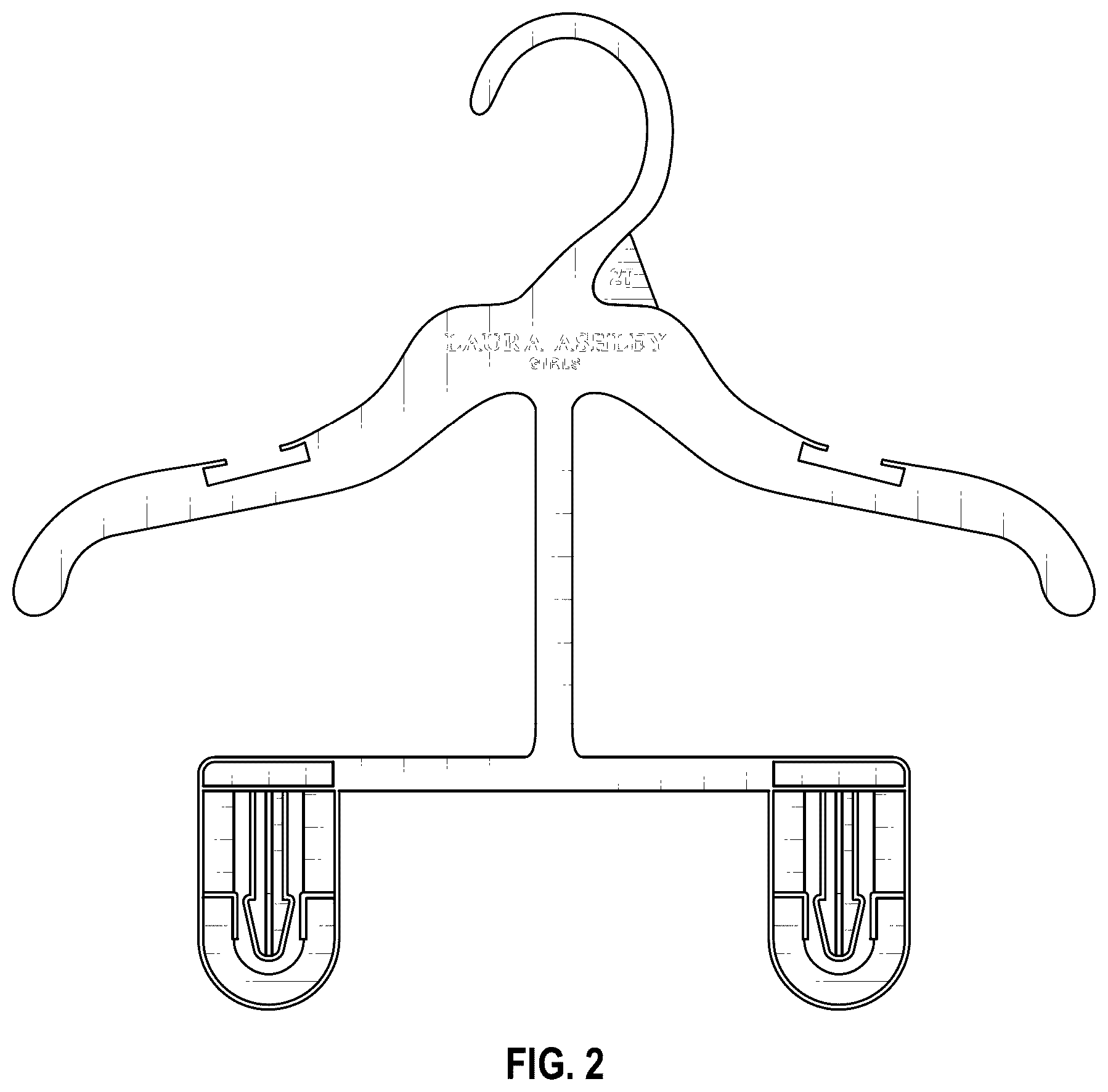 Patent USD1100518 Figure 2 – Hanger