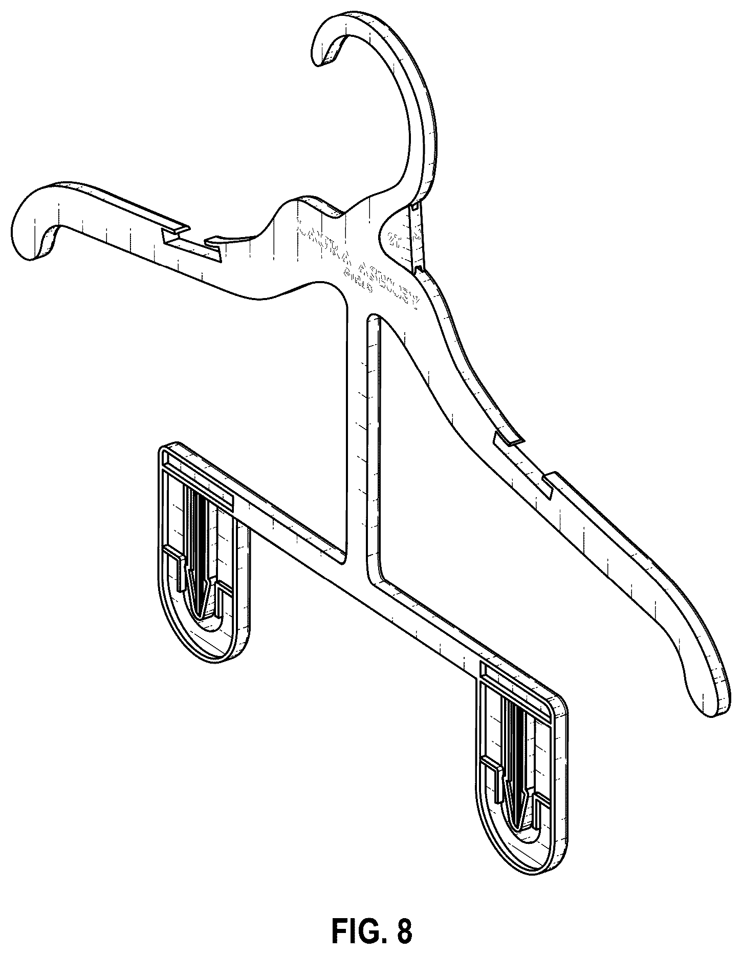 Patent USD1100518 Figure 6 – Hanger