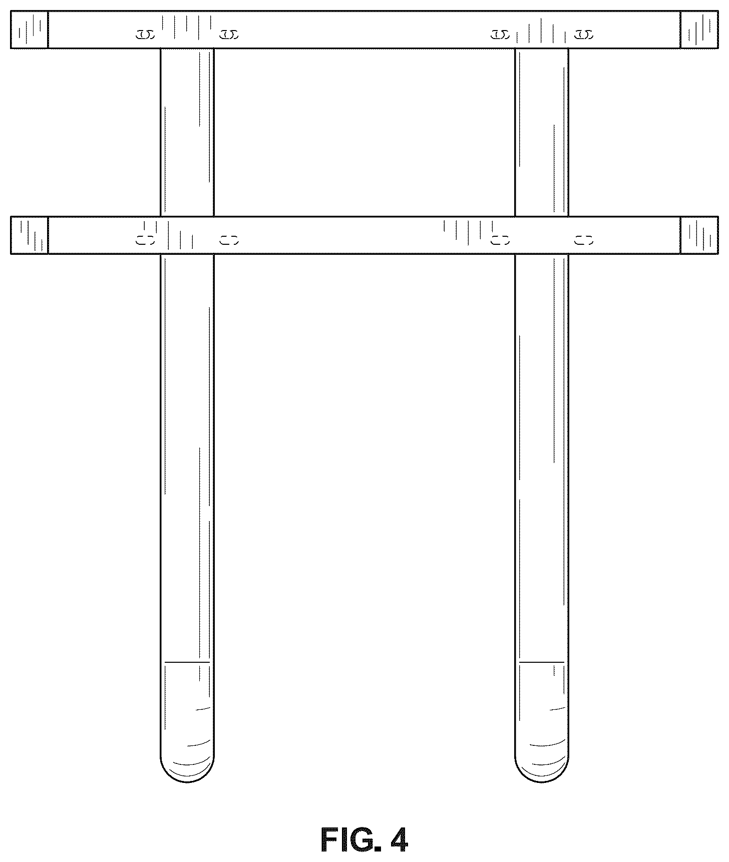 Patent USD1100525 Figure 4 – Table with attached seat