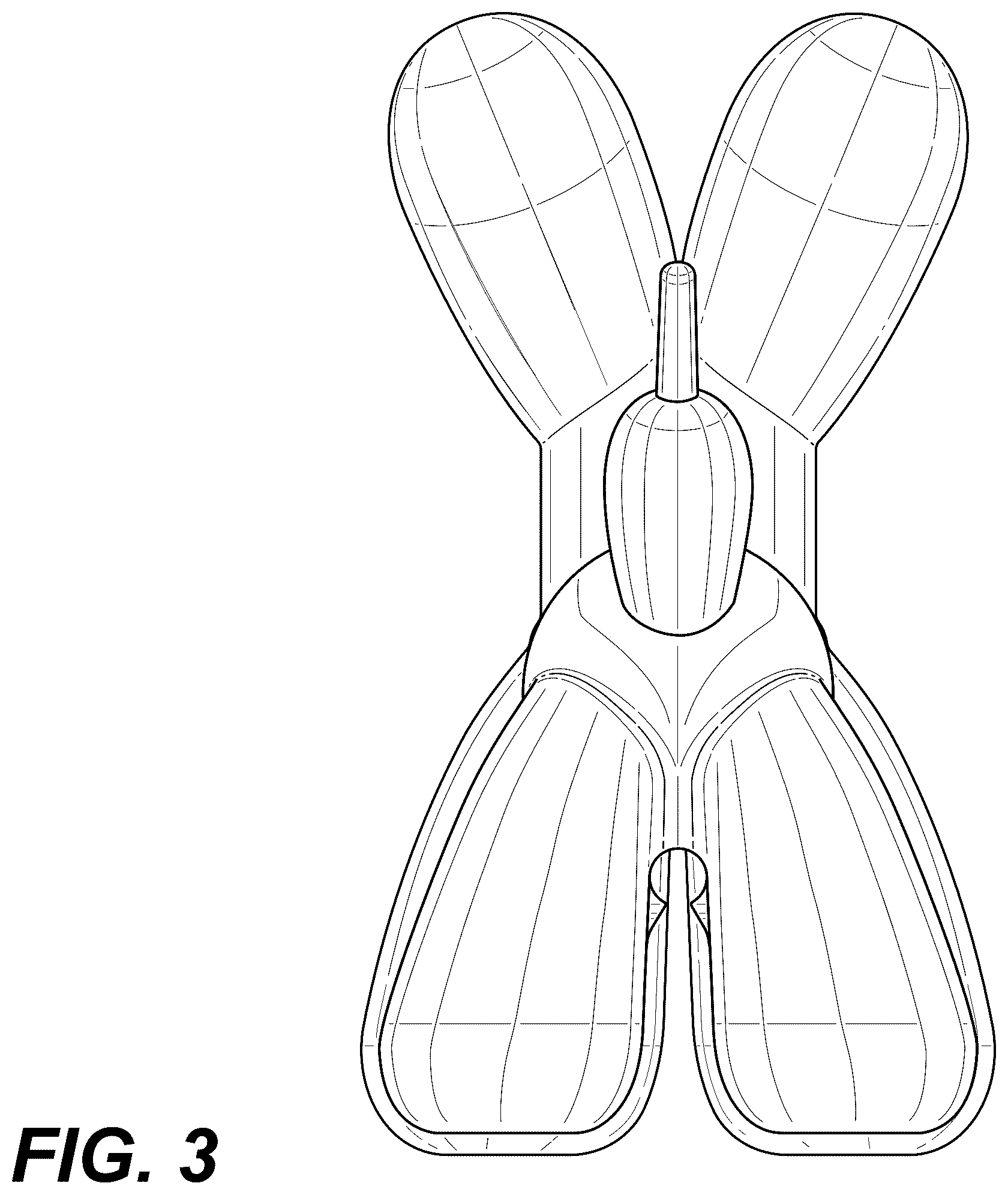 Patent USD1100537 Figure 3 – Plastic bag dispenser