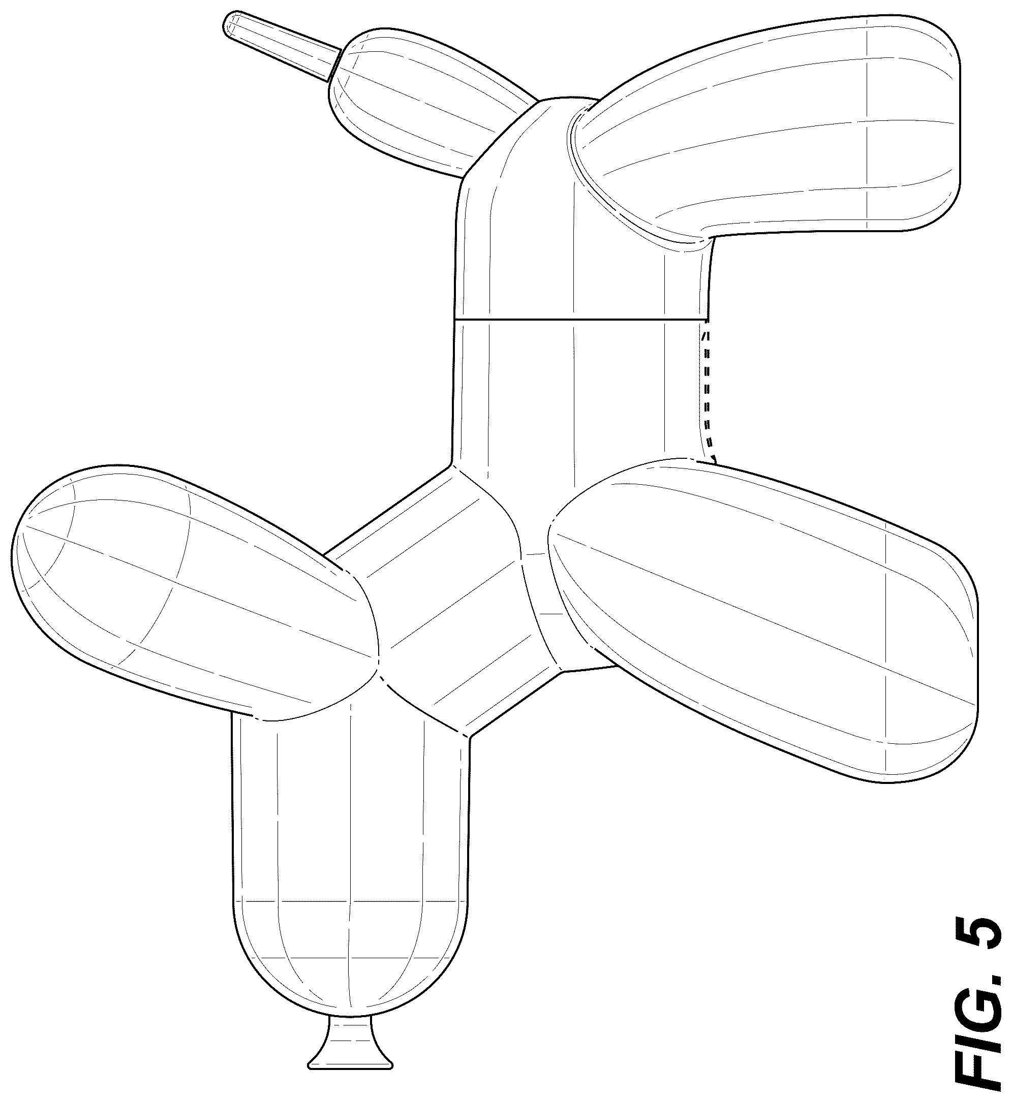 Patent USD1100537 Figure 5 – Plastic bag dispenser