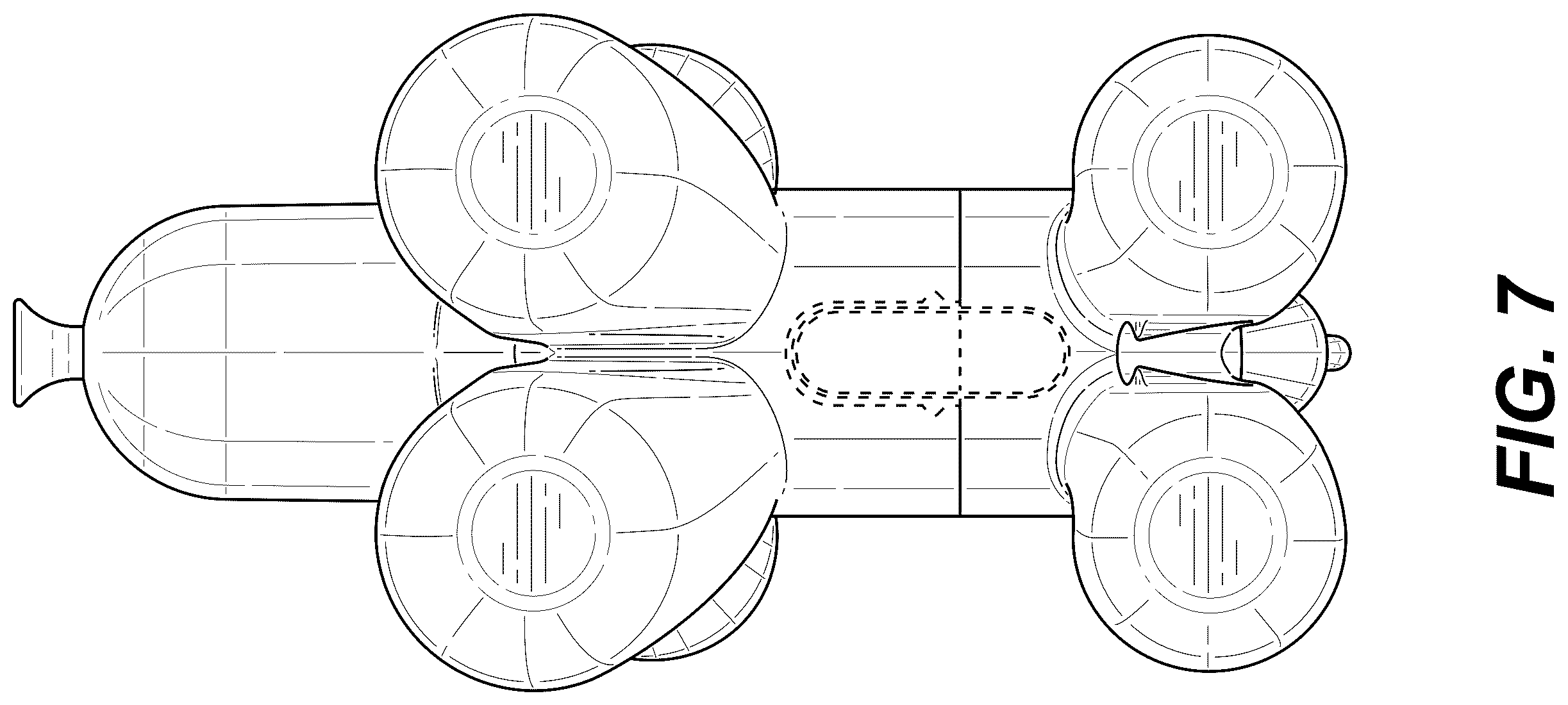 Patent USD1100537 Figure 7 – Plastic bag dispenser