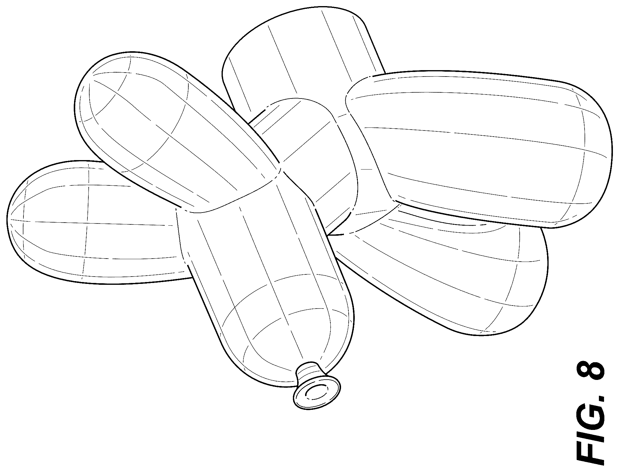 Patent USD1100537 Figure 8 – Plastic bag dispenser