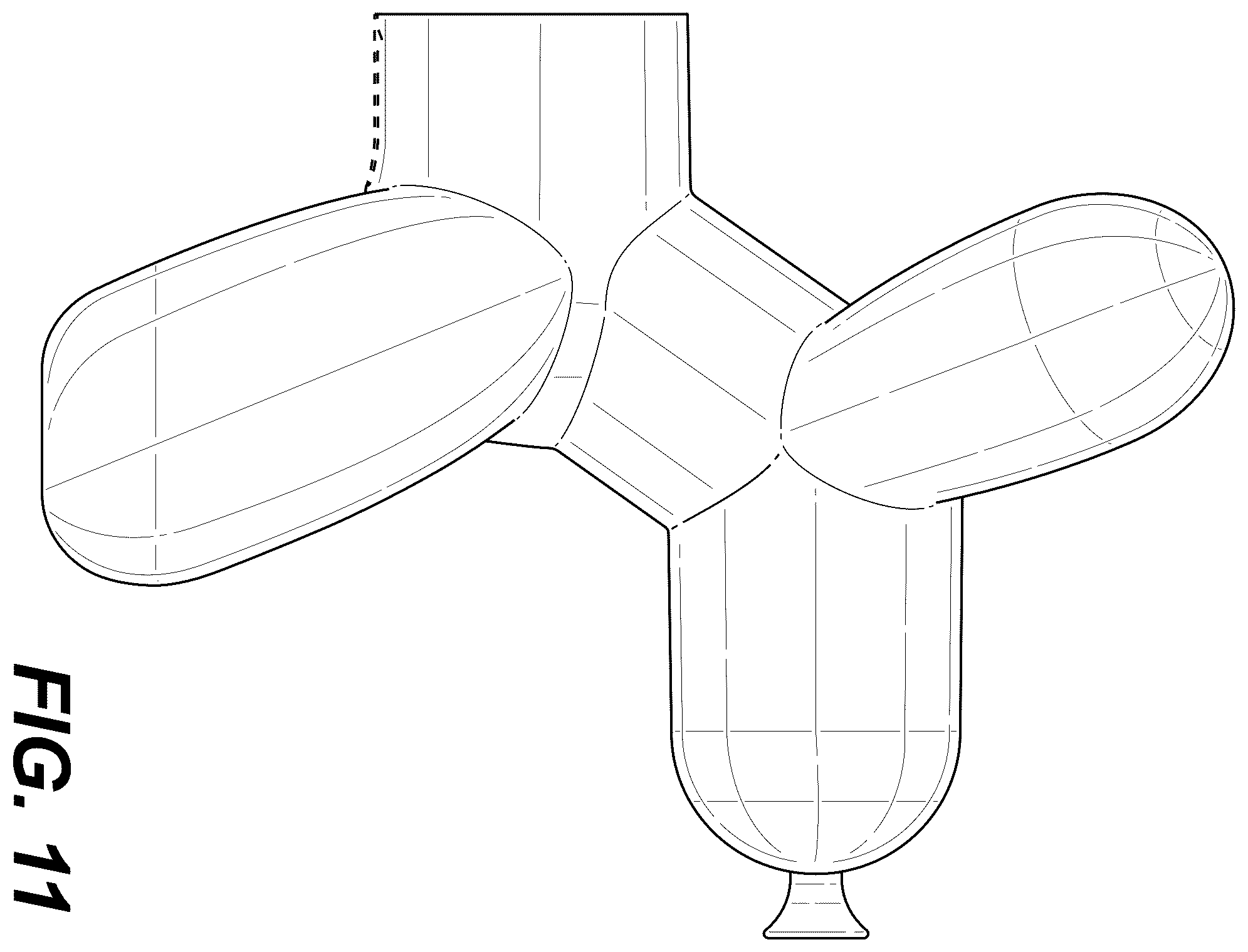 Patent USD1100537 Figure 11 – Plastic bag dispenser
