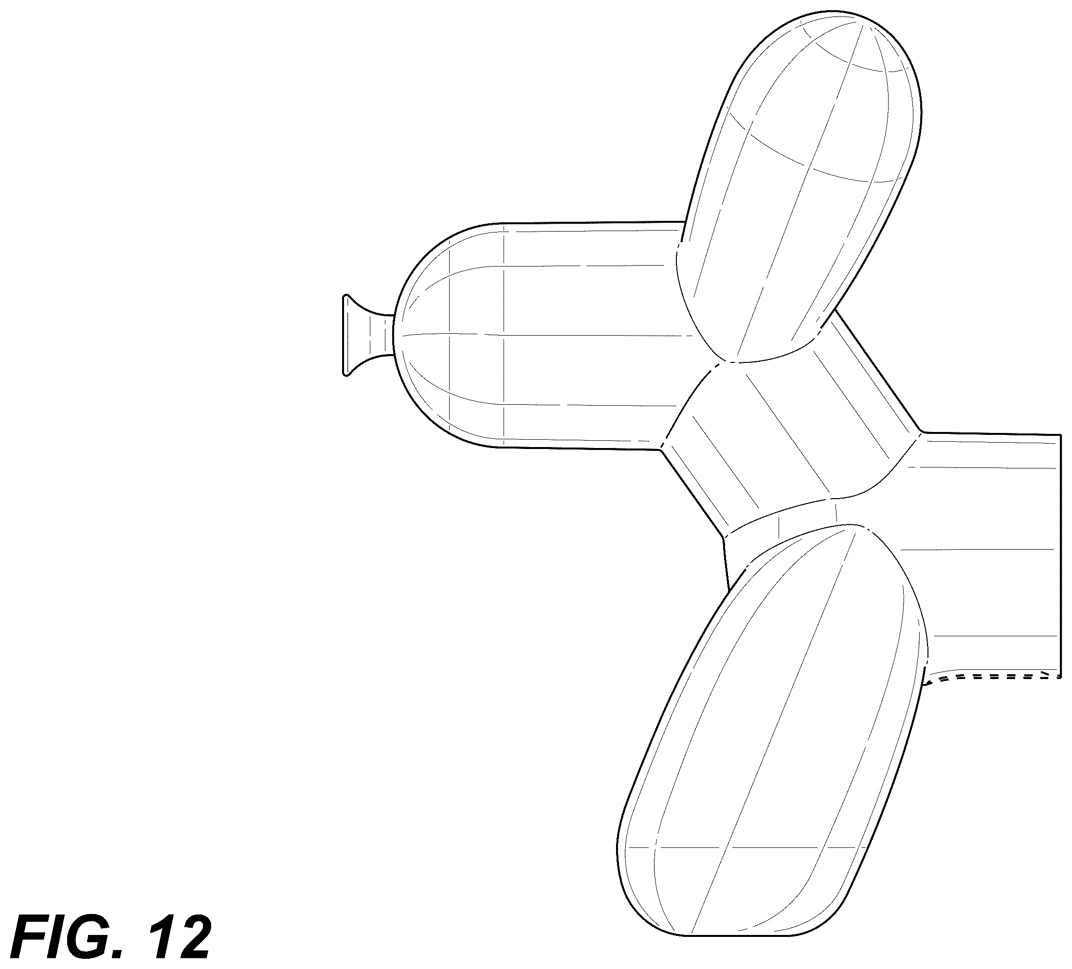 Patent USD1100537 Figure 12 – Plastic bag dispenser