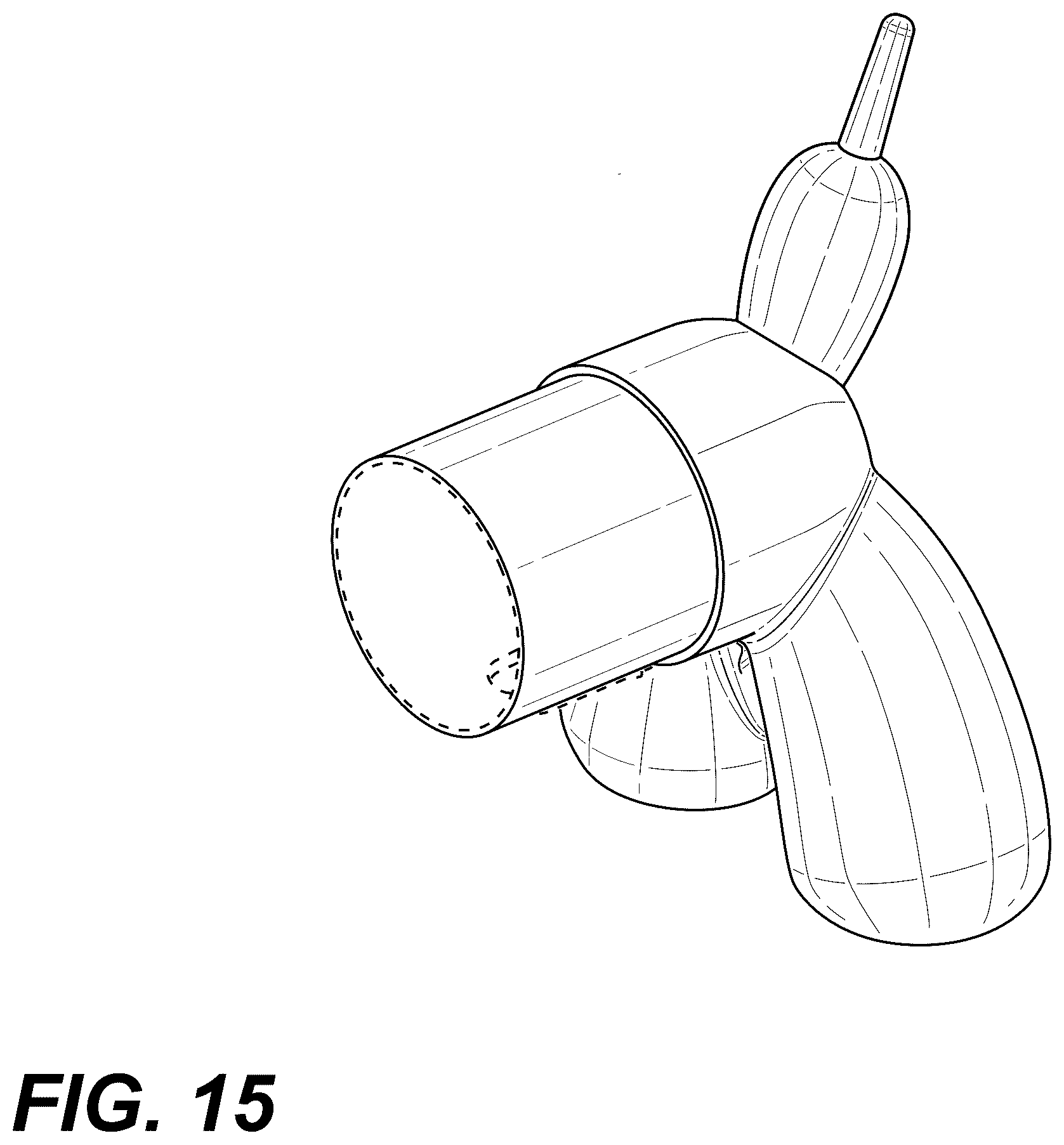 Patent USD1100537 Figure 15 – Plastic bag dispenser