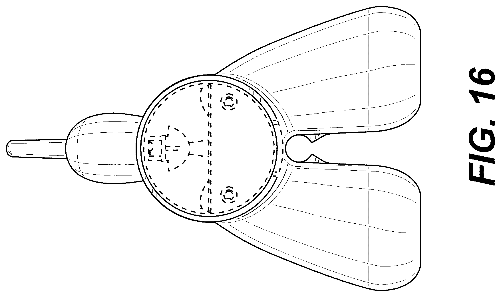 Patent USD1100537 Figure 16 – Plastic bag dispenser