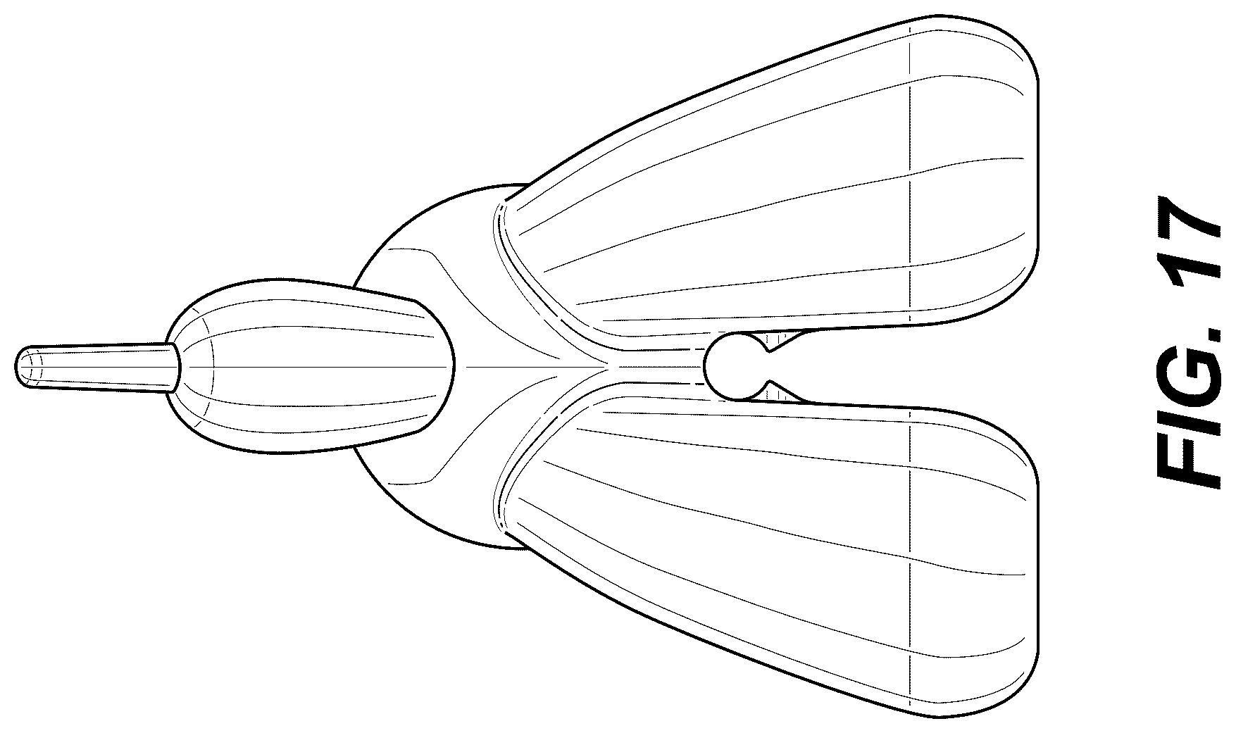Patent USD1100537 Figure 17 – Plastic bag dispenser