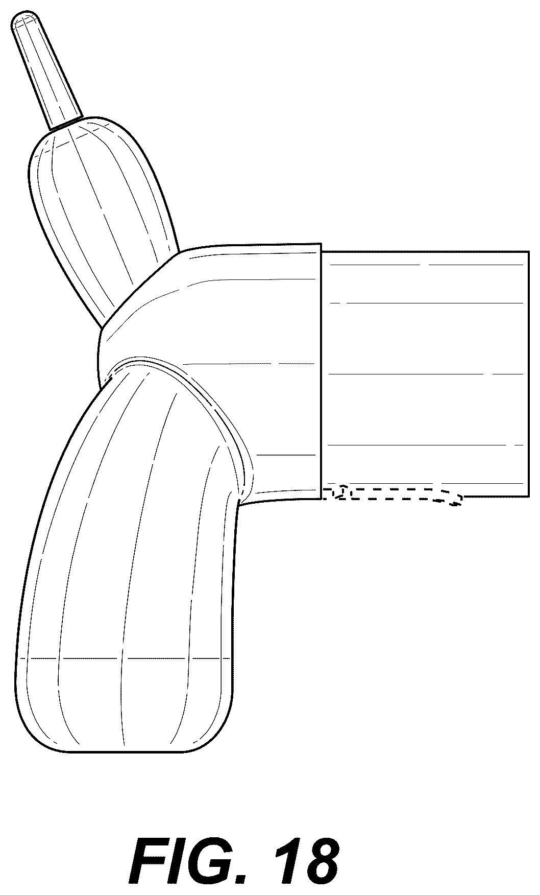 Patent USD1100537 Figure 18 – Plastic bag dispenser