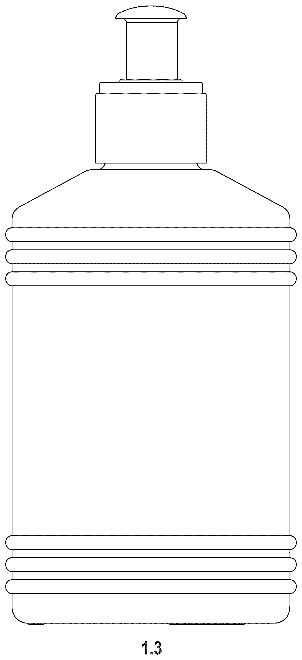 Patent USD1100538 Figure 3 – Soap dispenser