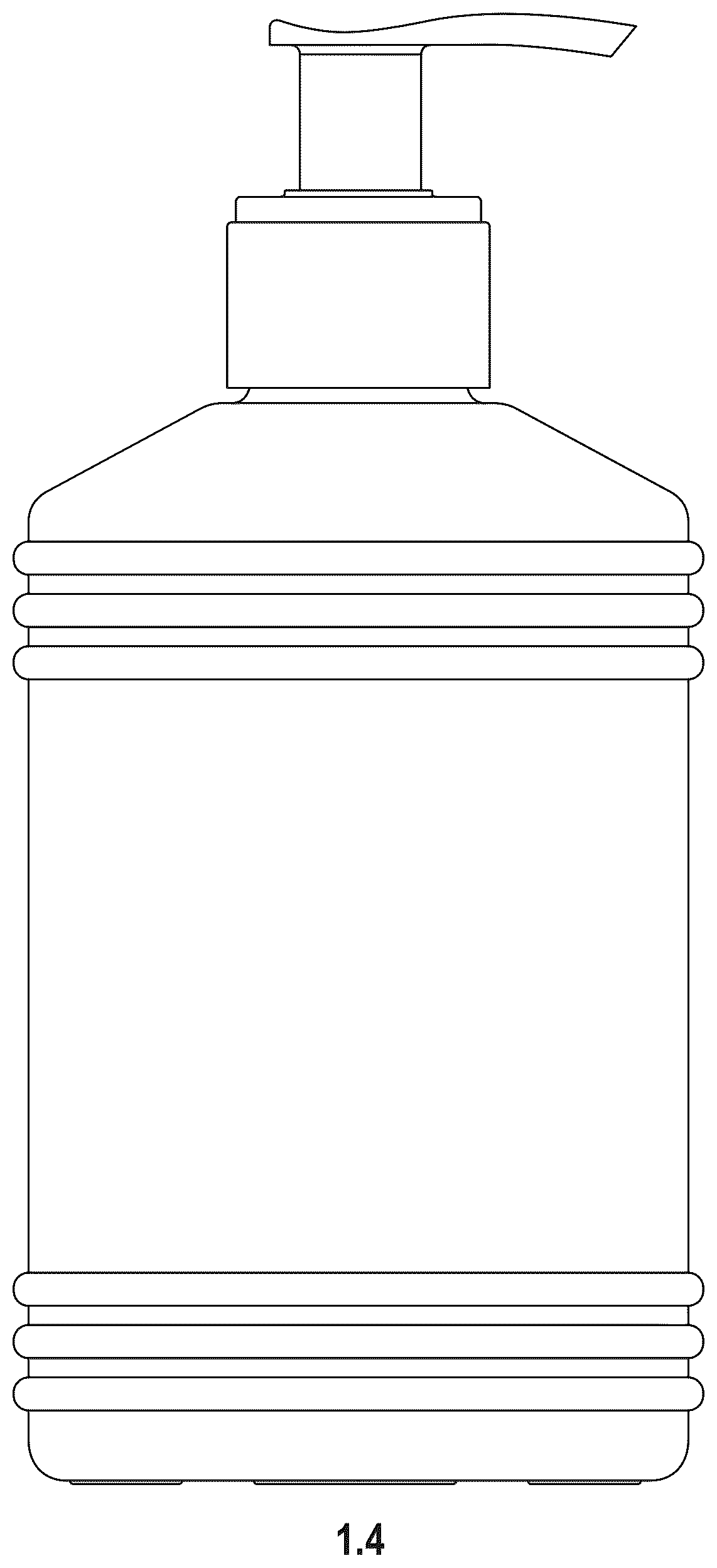 Patent USD1100538 Figure 4 – Soap dispenser