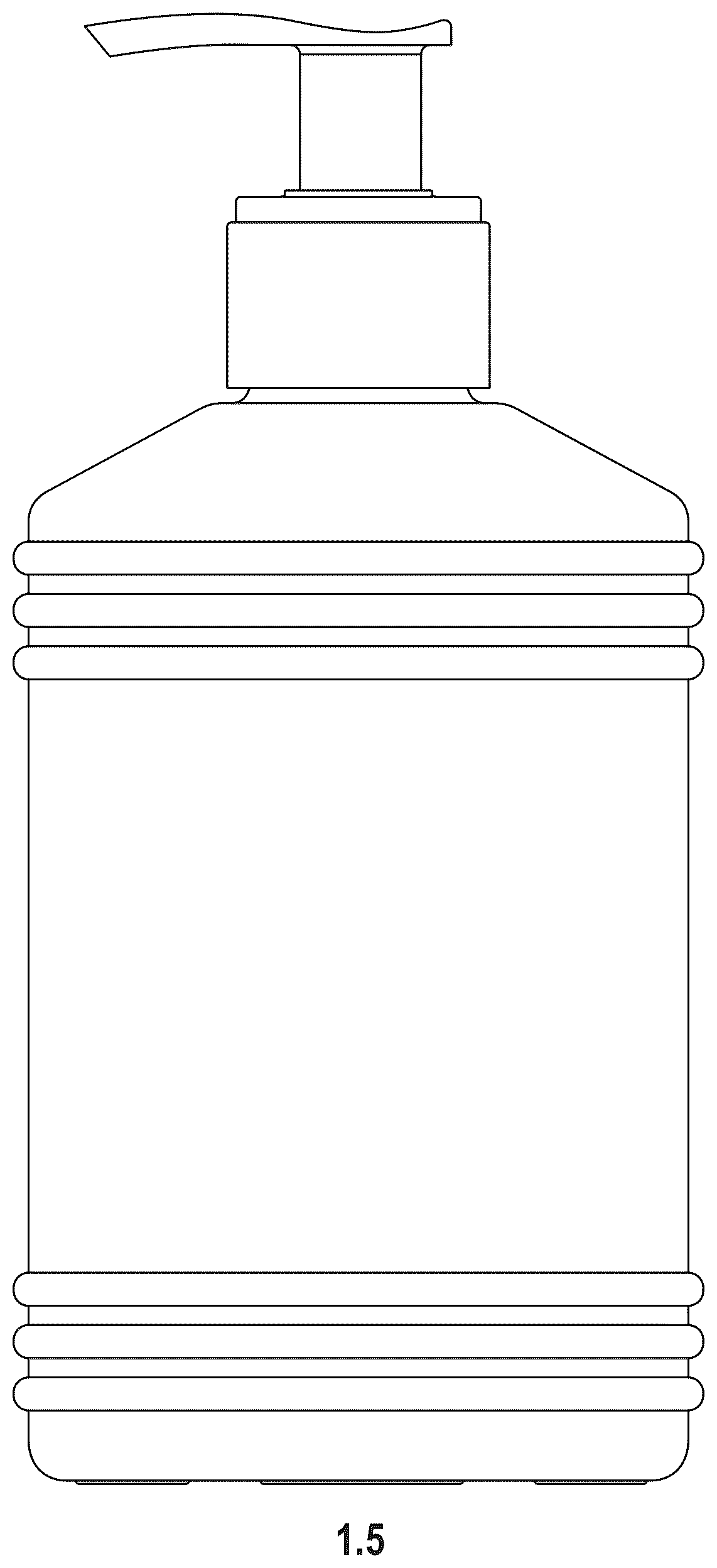 Patent USD1100538 Figure 5 – Soap dispenser