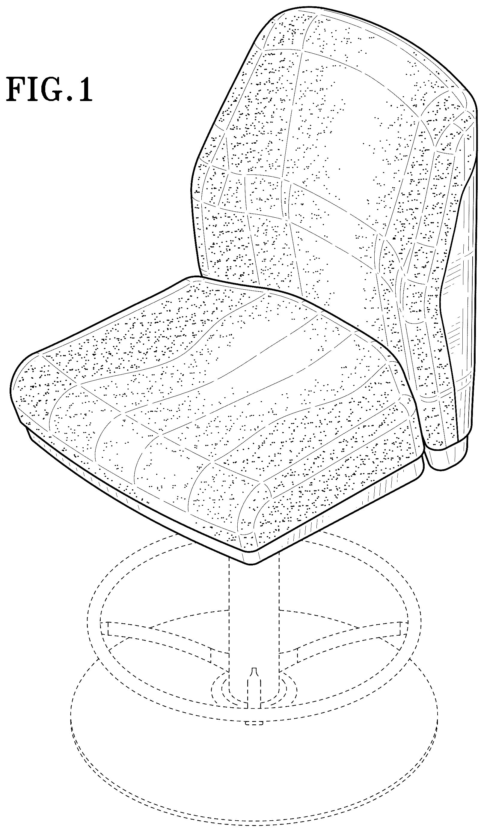 Patent USD1100555 Figure 1 – Chair