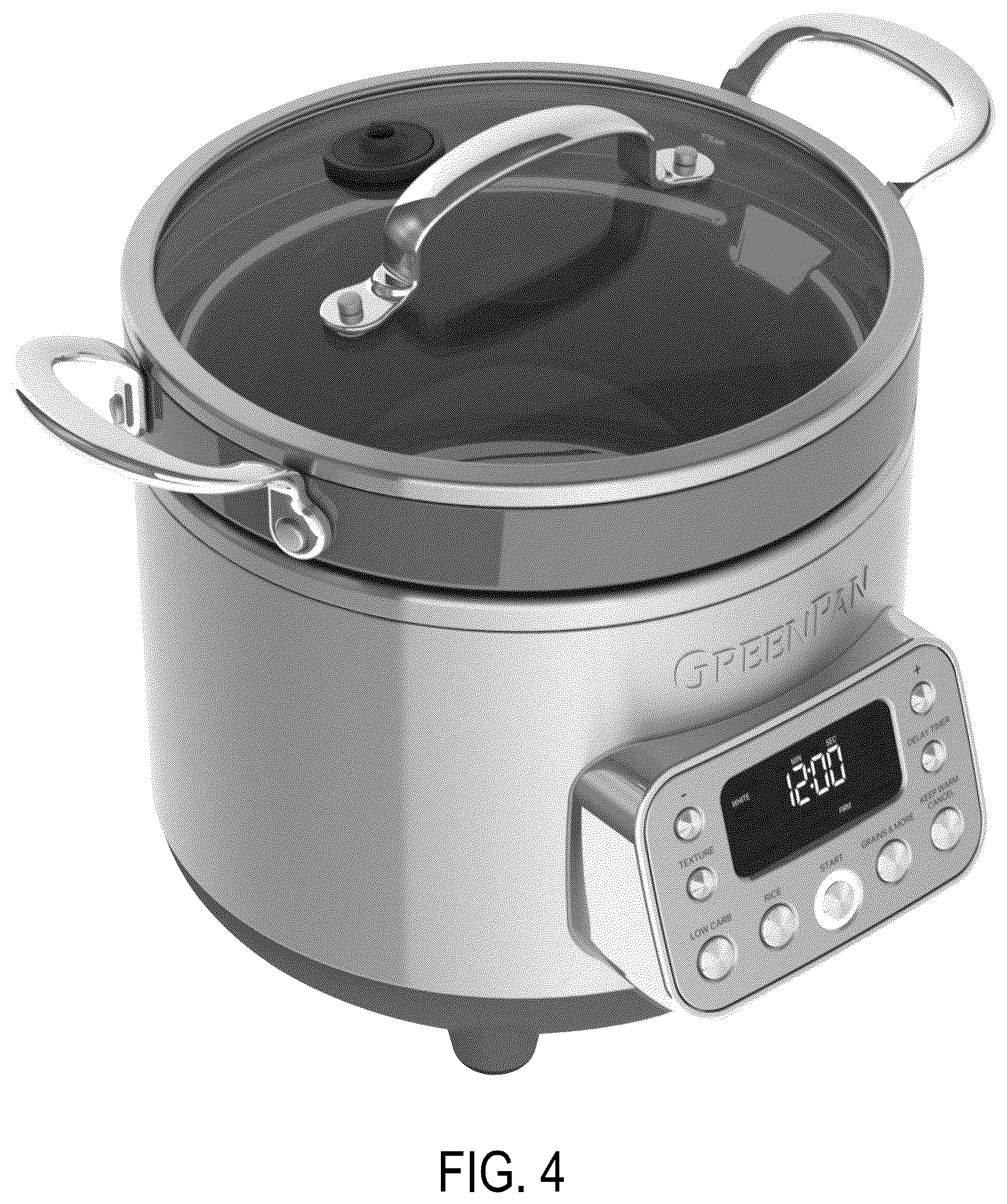 Patent USD1100573 Figure 4 – Automatic cooker