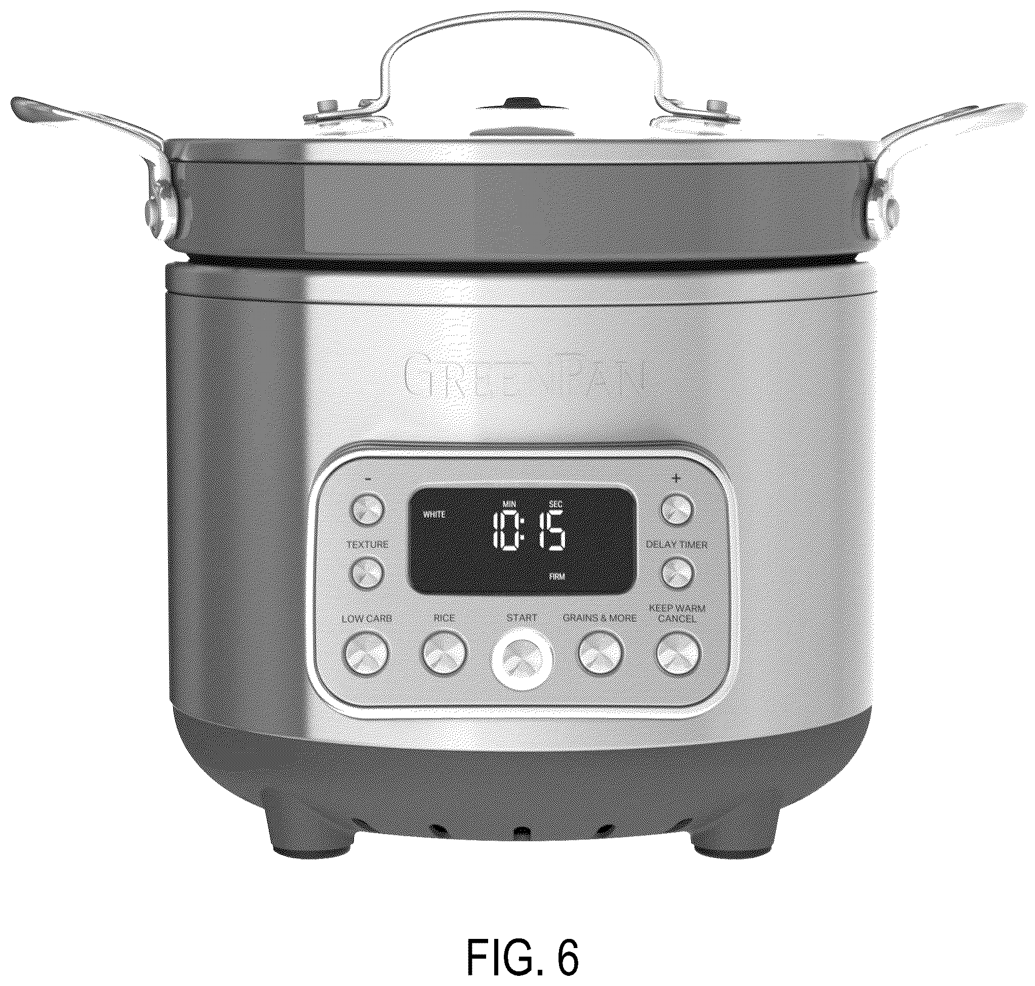 Patent USD1100573 Figure 6 – Automatic cooker