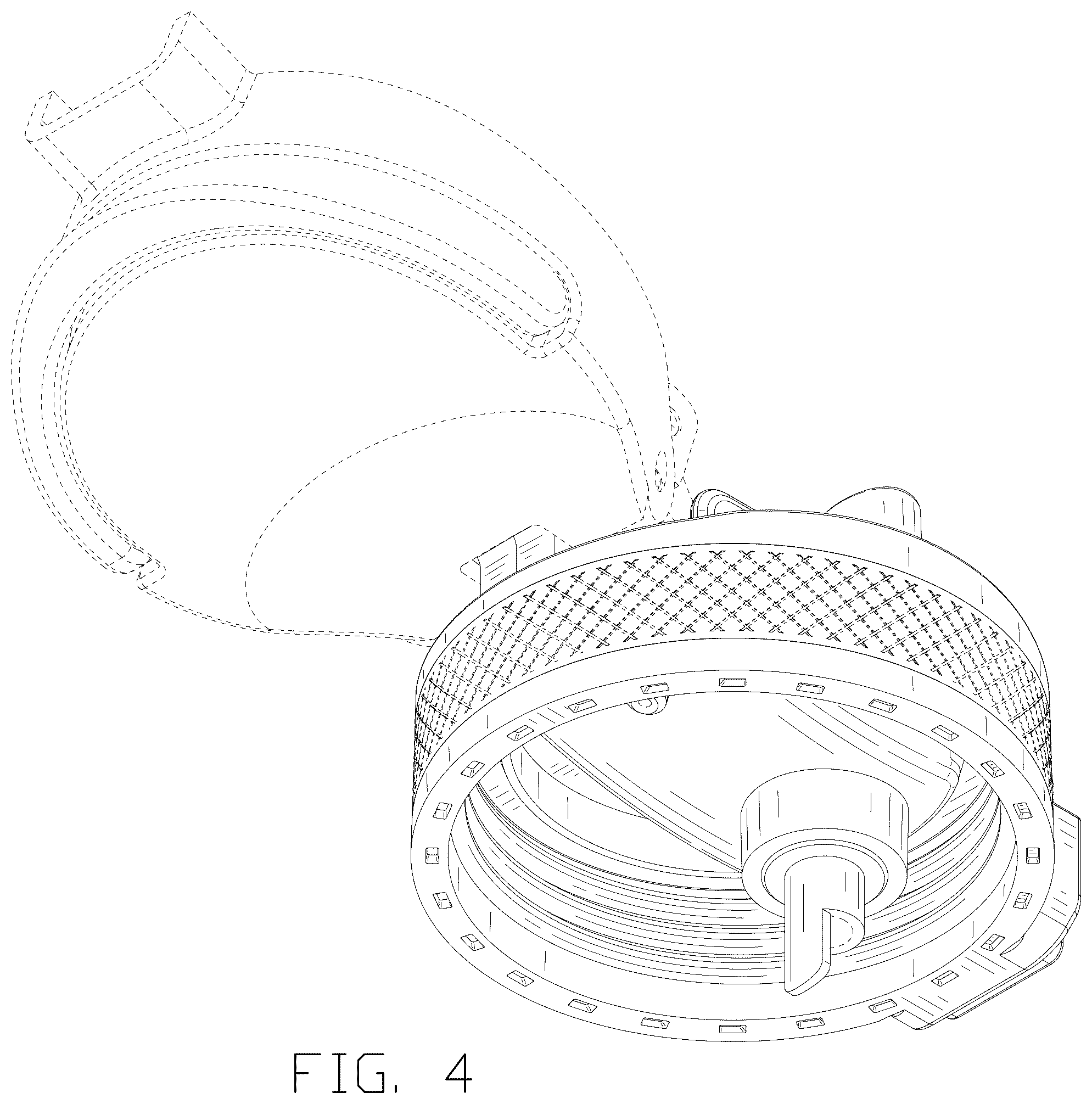 Patent USD1100581 Figure 4 – Bottle lid