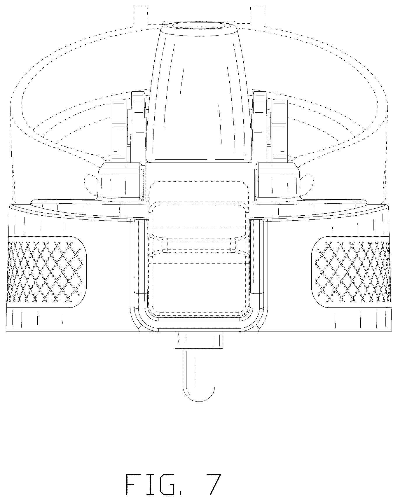 Patent USD1100581 Figure 7 – Bottle lid