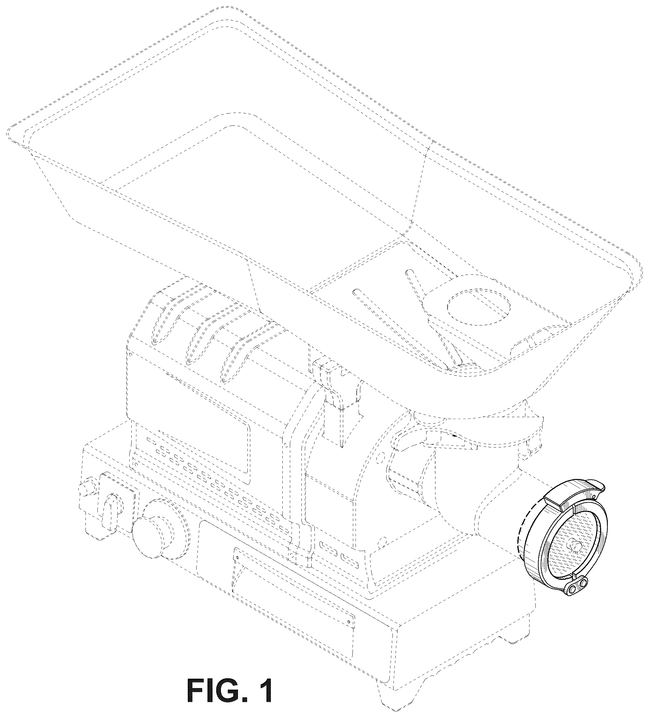 Patent USD1100589 — Collar for a meat grinder — Figure 1