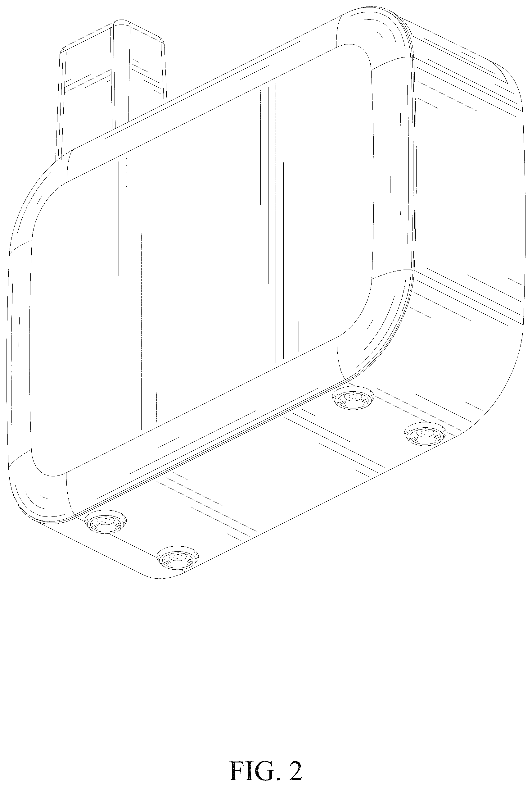 Patent USD1100603 Figure 2 – Knife holder