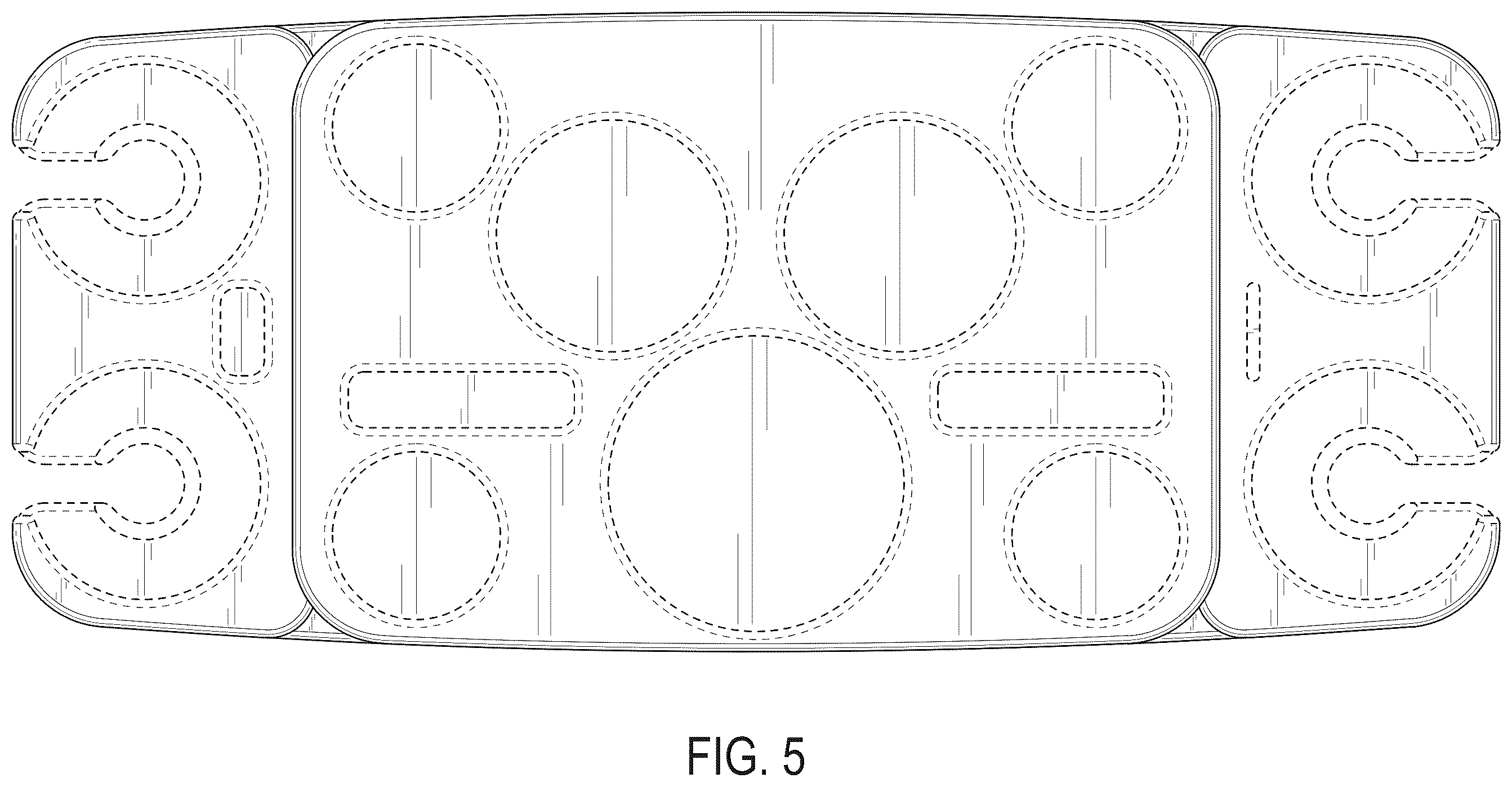 Patent USD1100610 Figure 5 – Ottoman caddy