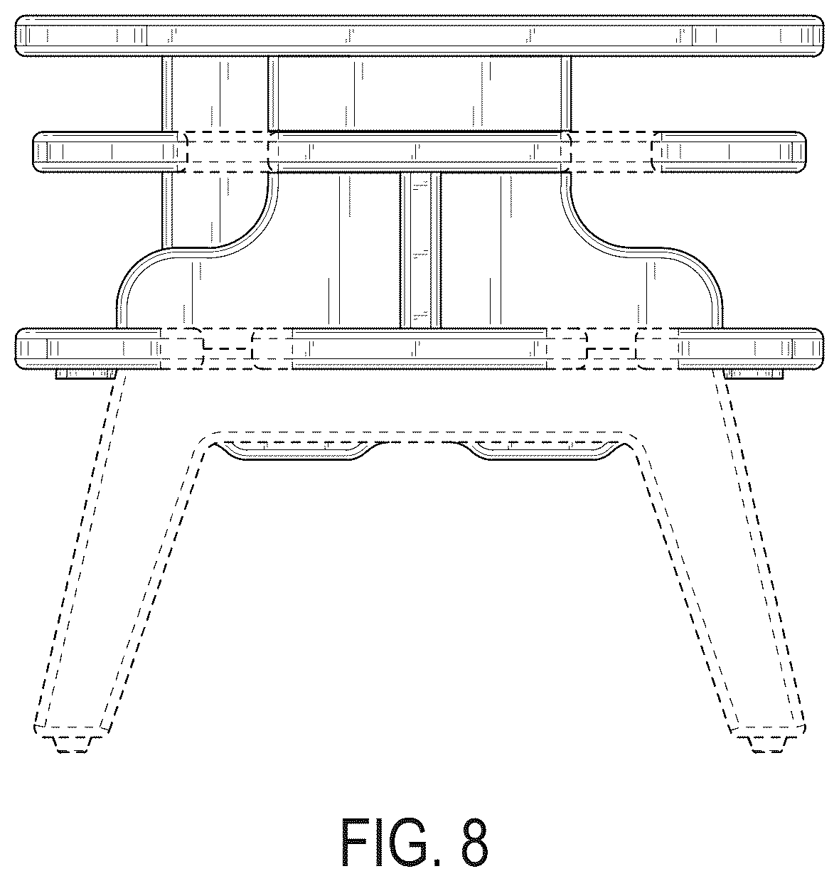 Patent USD1100610 Figure 8 – Ottoman caddy