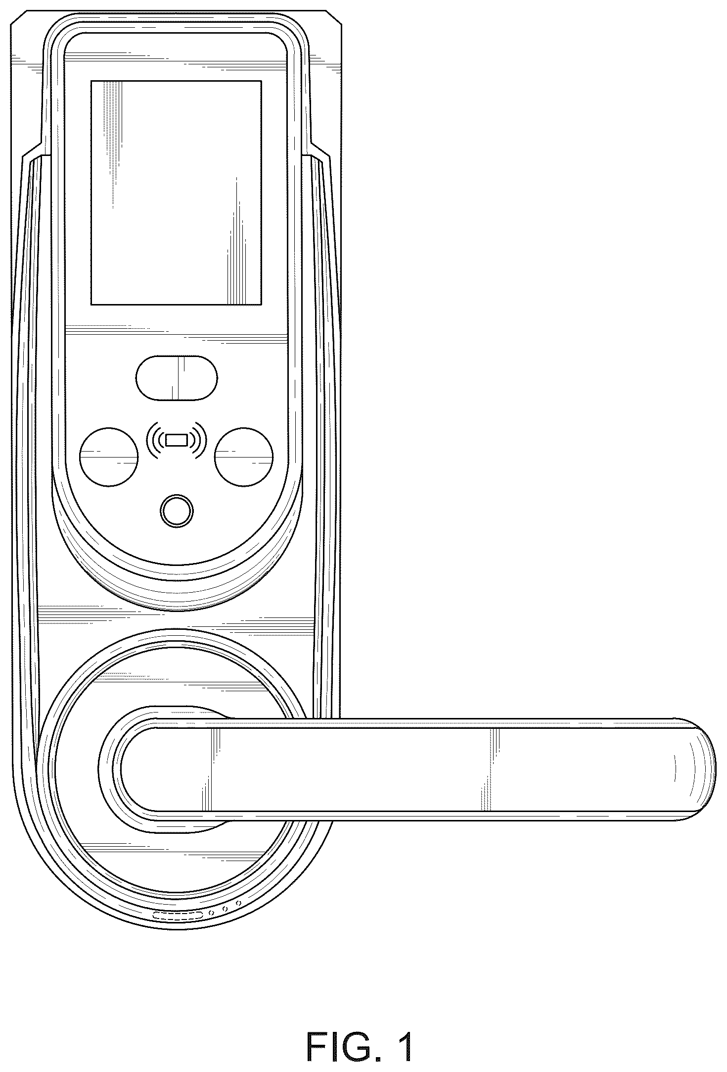 Patent USD1100622 Figure 1 – Intelligent lock set