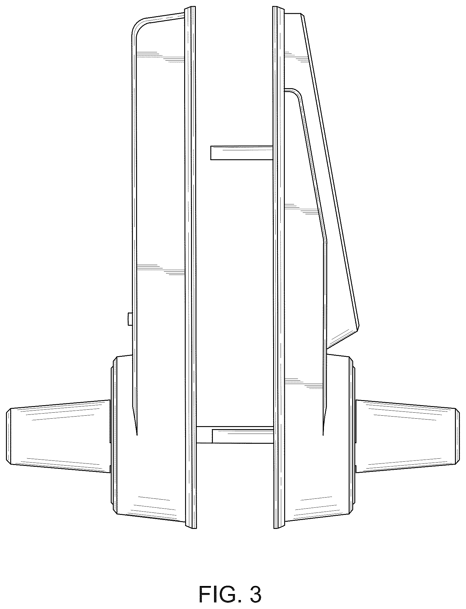 Patent USD1100622 Figure 3 – Intelligent lock set